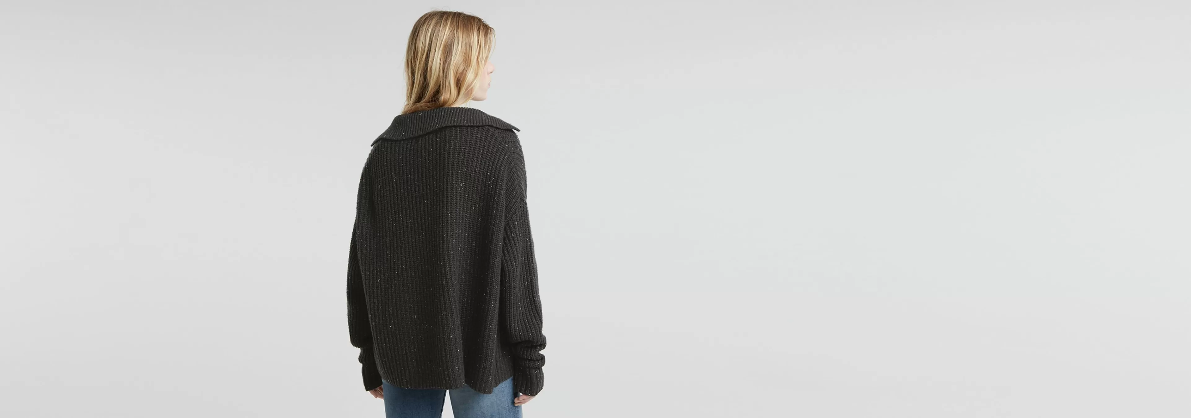 Outlet G-Star Loose Polo Heavy Knitted shadow melange