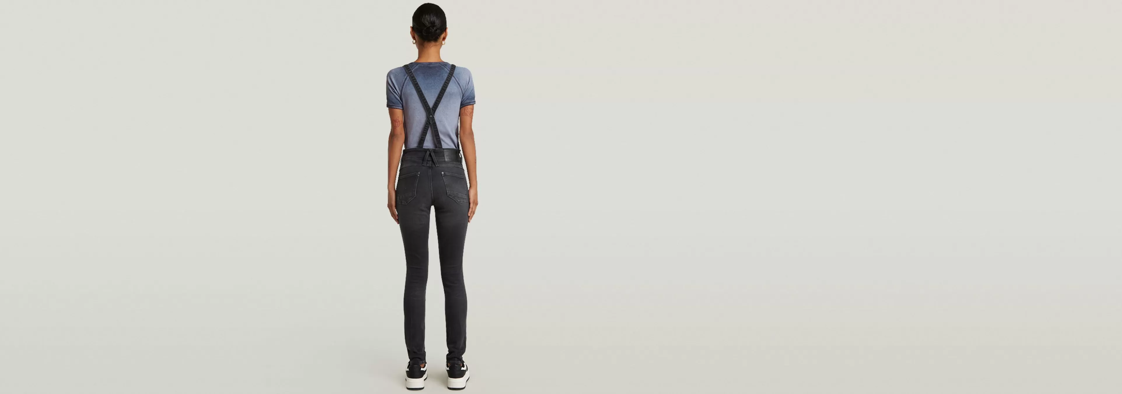 Best Sale G-Star Lynn High Waist Skinny Overal faded blade