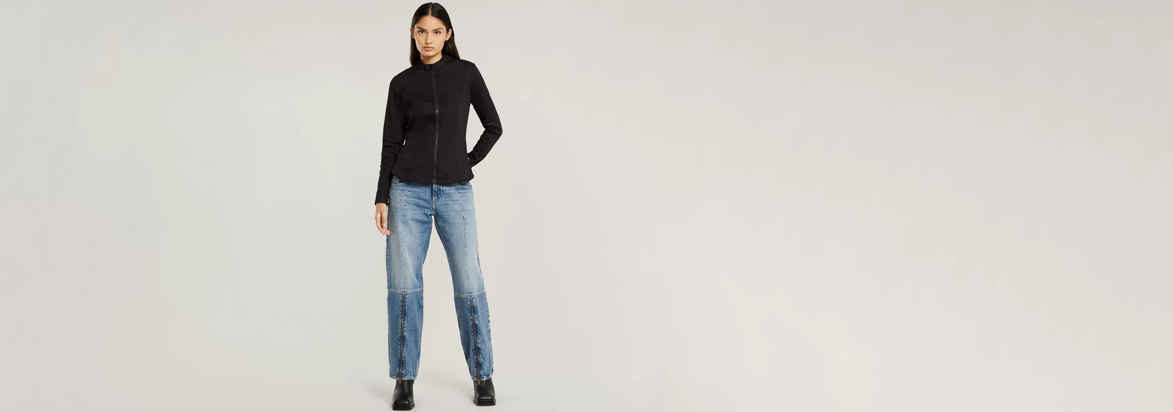 Store G-Star Lynn Lunar Slim Blouse raw denim