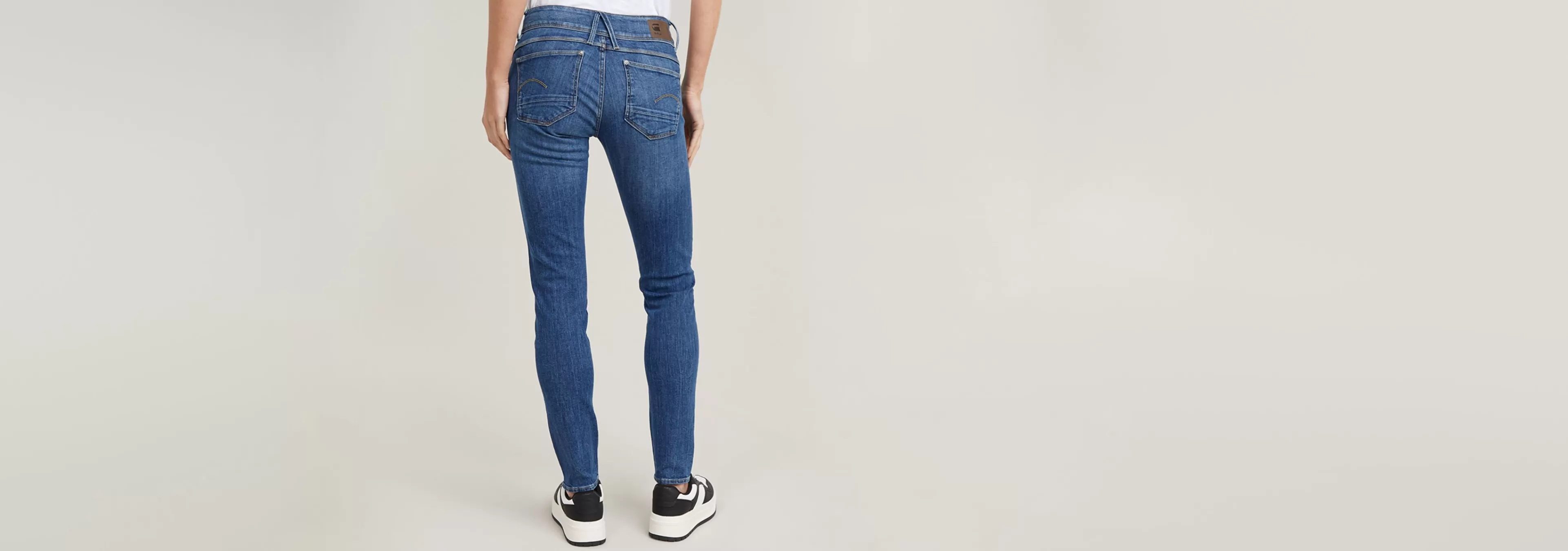 Discount G-Star Lynn Mid Skinny Jeans medium aged