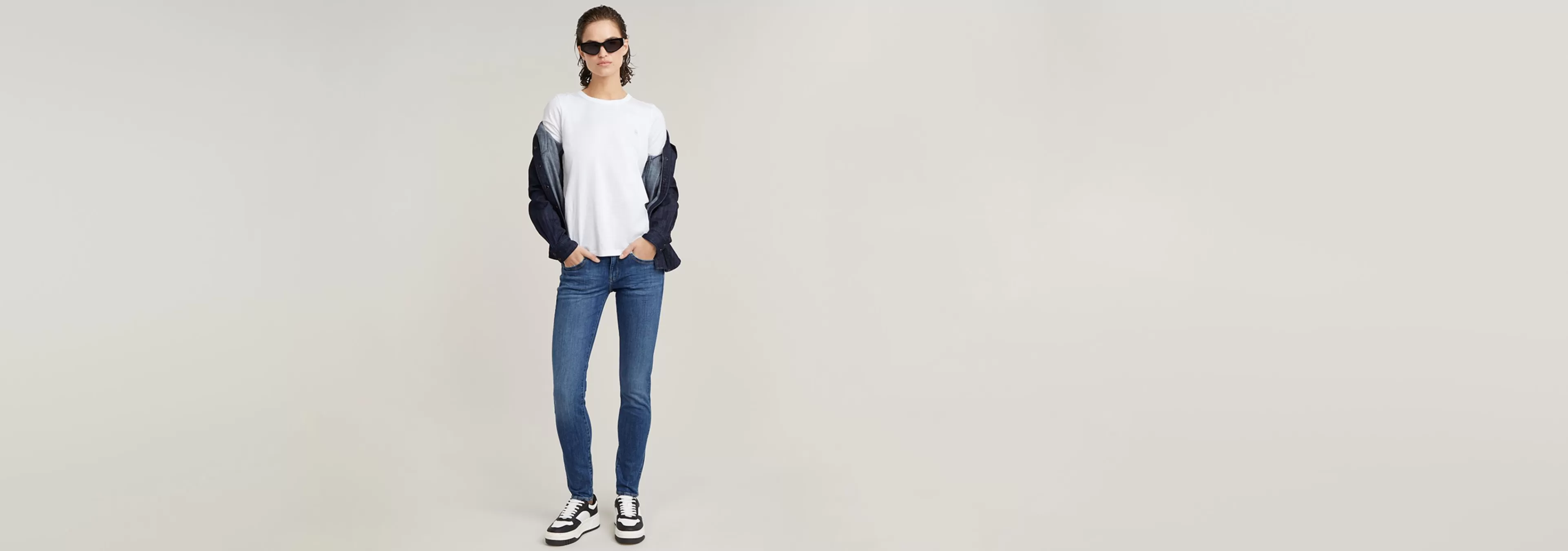 Discount G-Star Lynn Mid Skinny Jeans medium aged