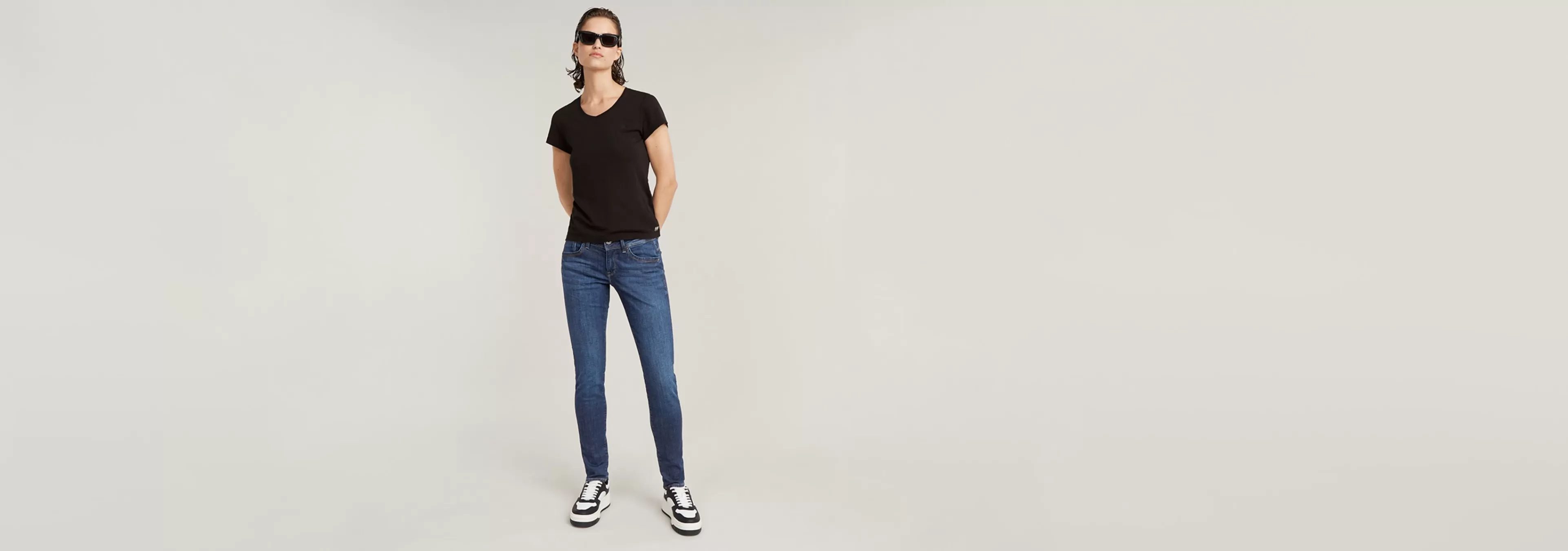 Best G-Star Lynn Mid Skinny Jeans dark aged