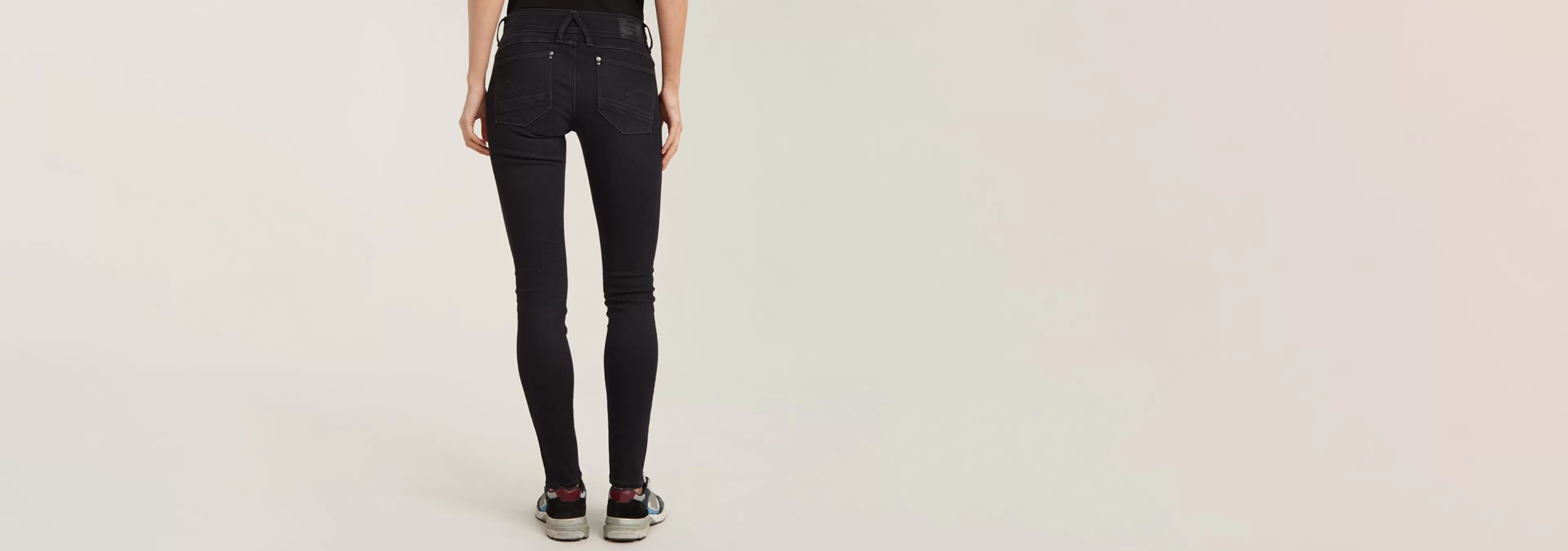 Shop G-Star Lynn Skinny Jeans dusty grey