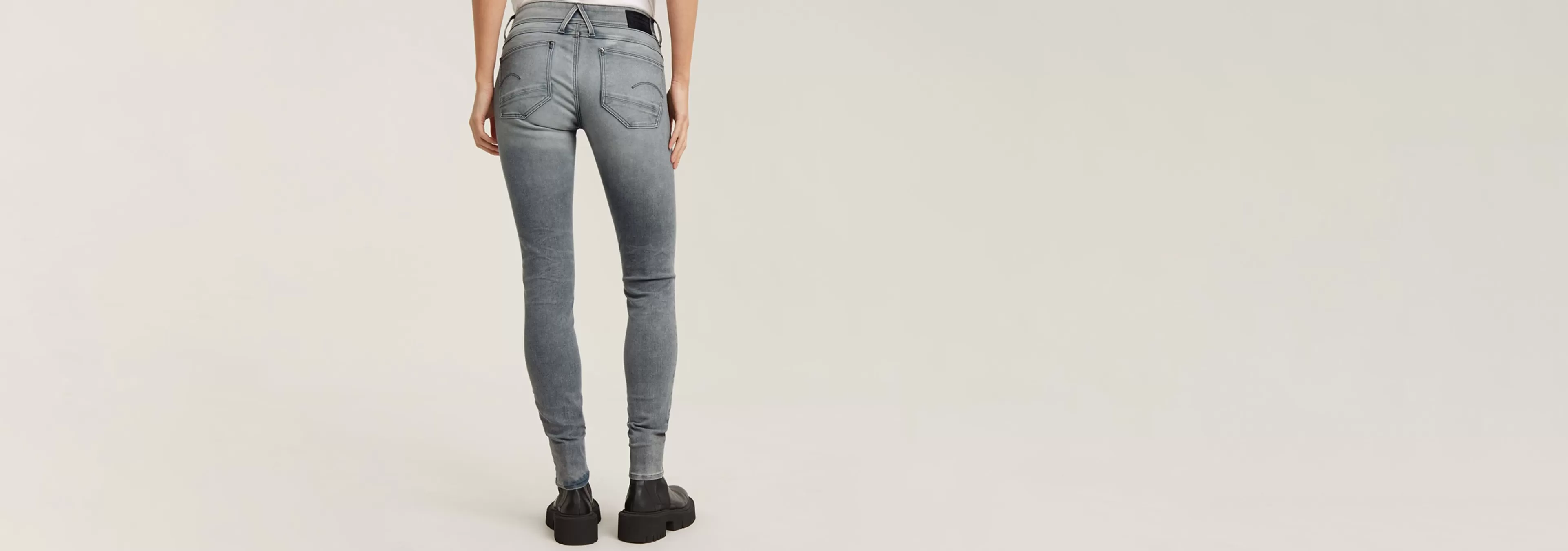 Store G-Star Lynn Skinny Jeans faded industrial grey