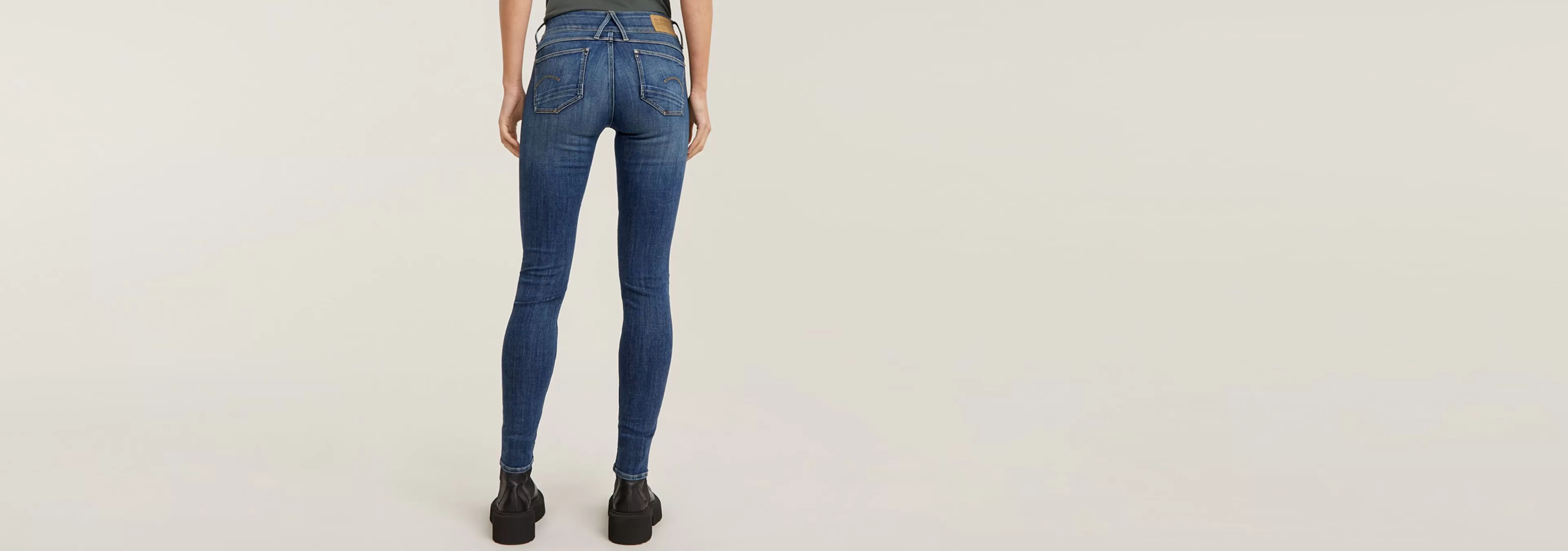 Sale G-Star Lynn Skinny Jeans faded blue