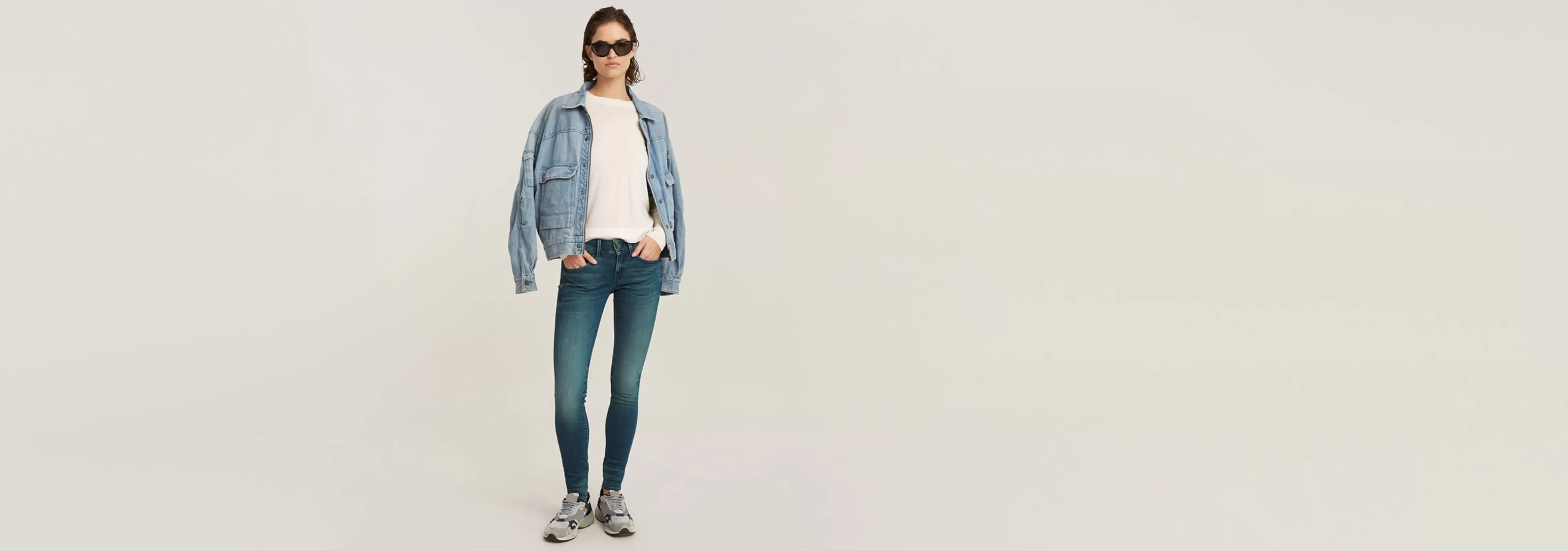 Online G-Star Lynn Skinny Jeans medium aged