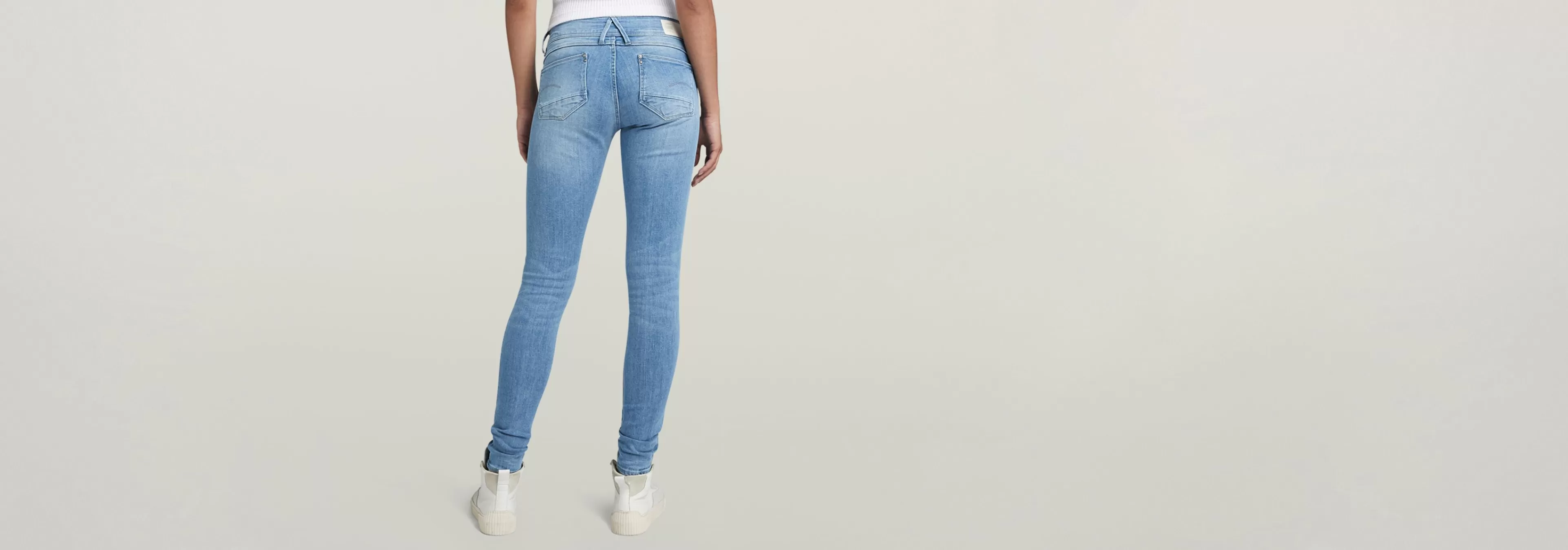 Cheap G-Star Lynn Super Skinny Jeans light aged