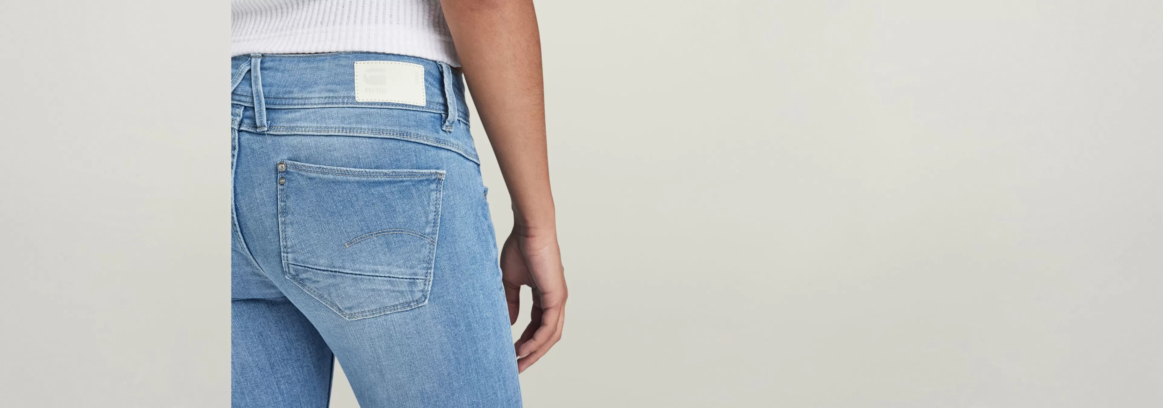 Cheap G-Star Lynn Super Skinny Jeans light aged