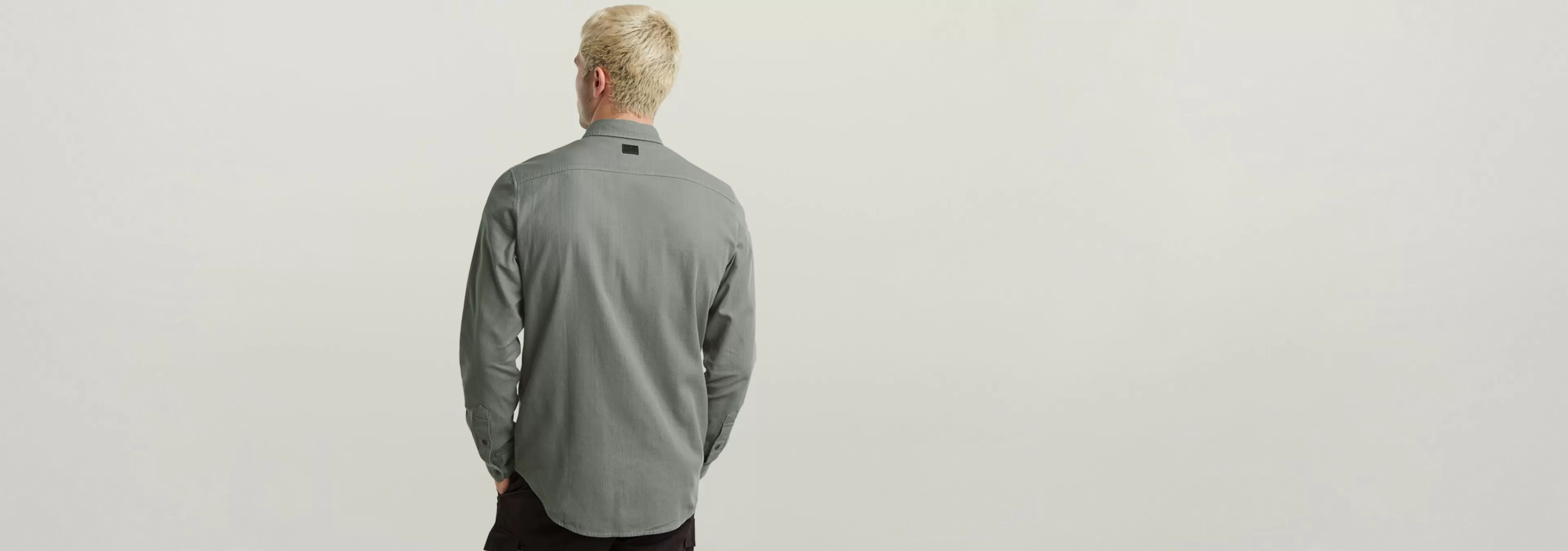Outlet G-Star Marine Slim Shirt grey alloy gd