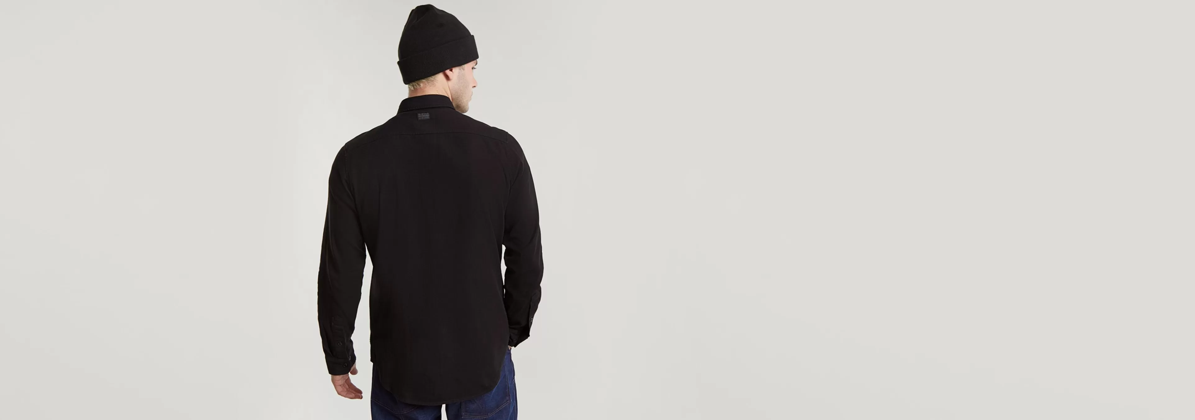 Sale G-Star Marine Slim Shirt dark black garment dyed