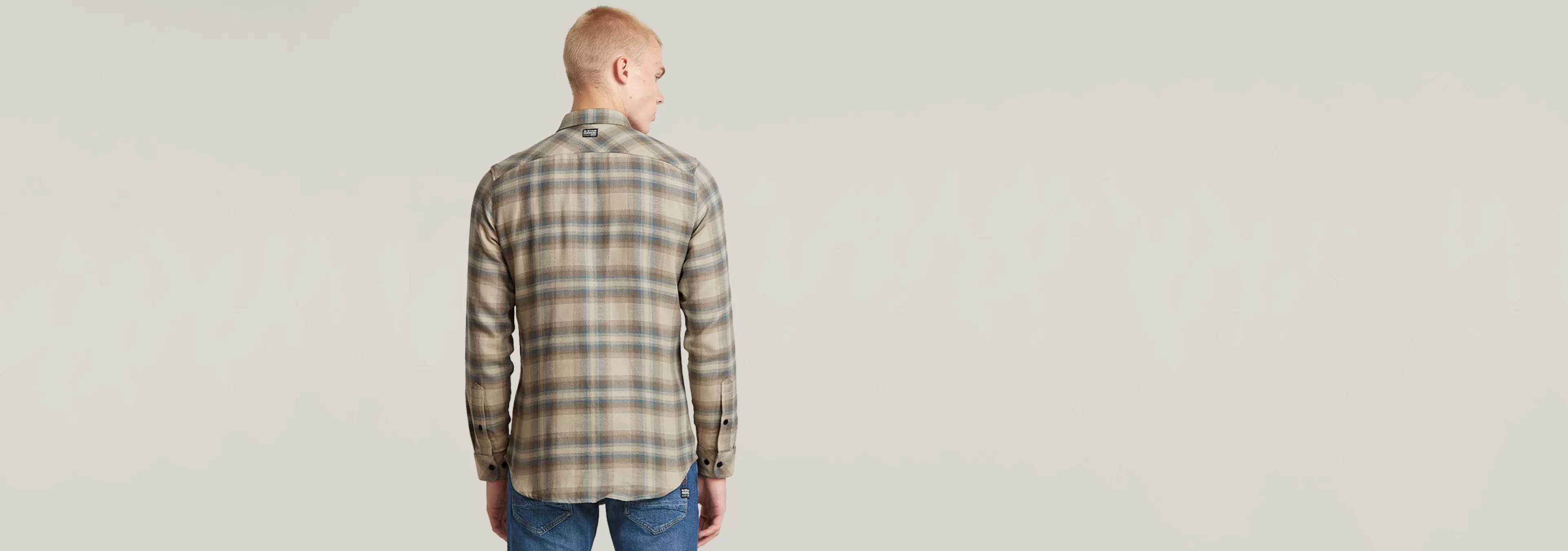 Sale G-Star Marine Slim Shirt westpoint khaki dale check
