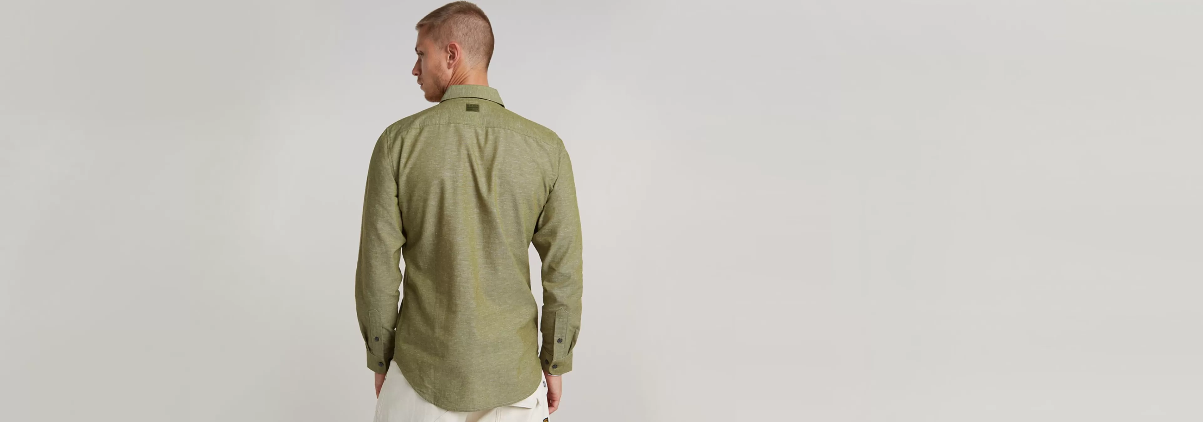 Outlet G-Star Marine Slim Shirt avocado/milk