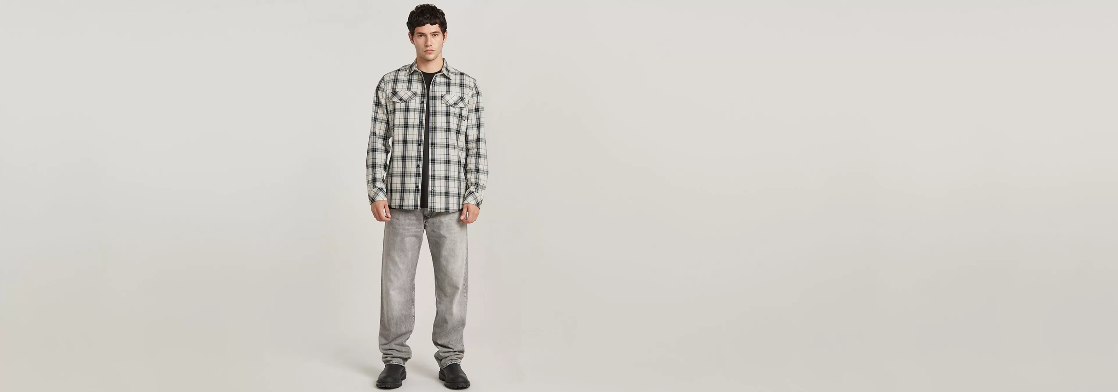 Best Sale G-Star Marine Slim Shirt dk lapo blue albert check