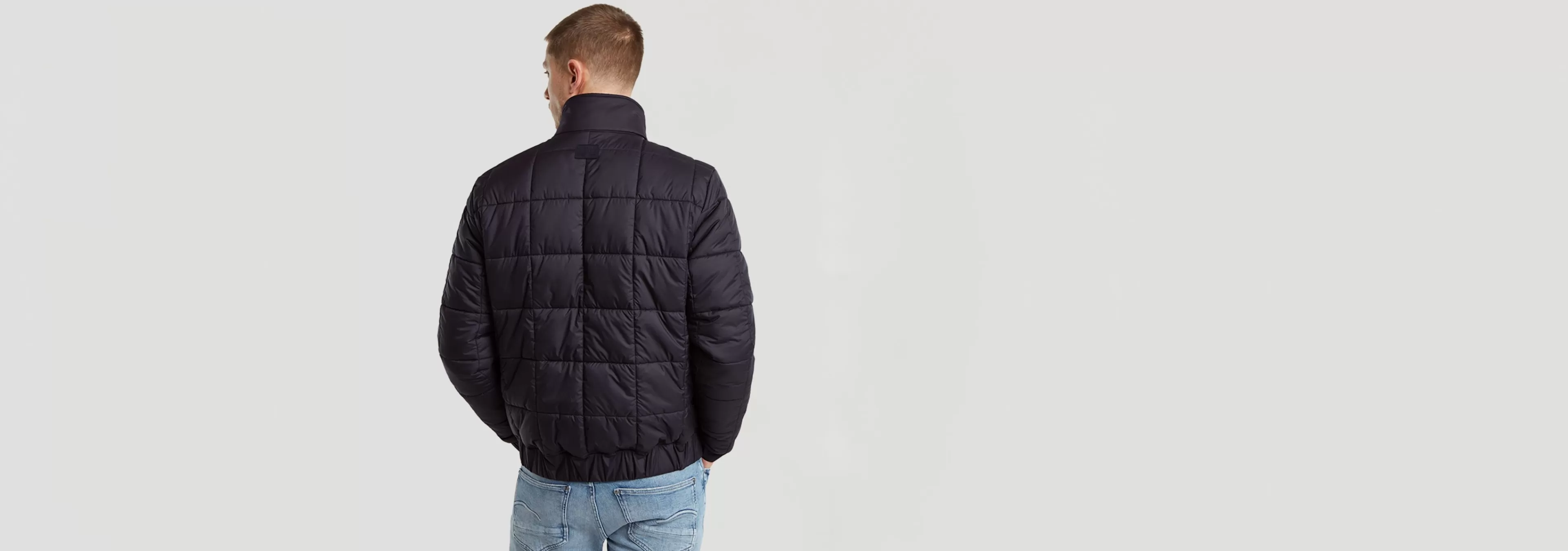 Shop G-Star Meefic Quilted Jack dark black