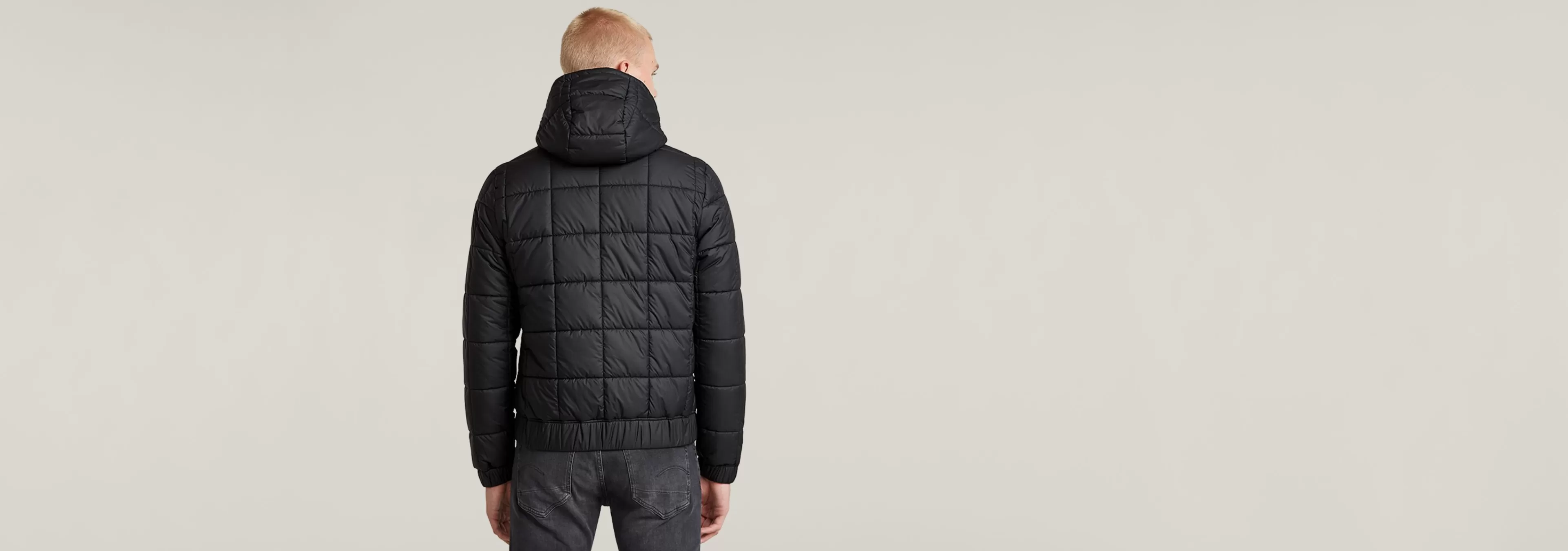 Discount G-Star Meefic Quilted Jack Met Capuchon dark black