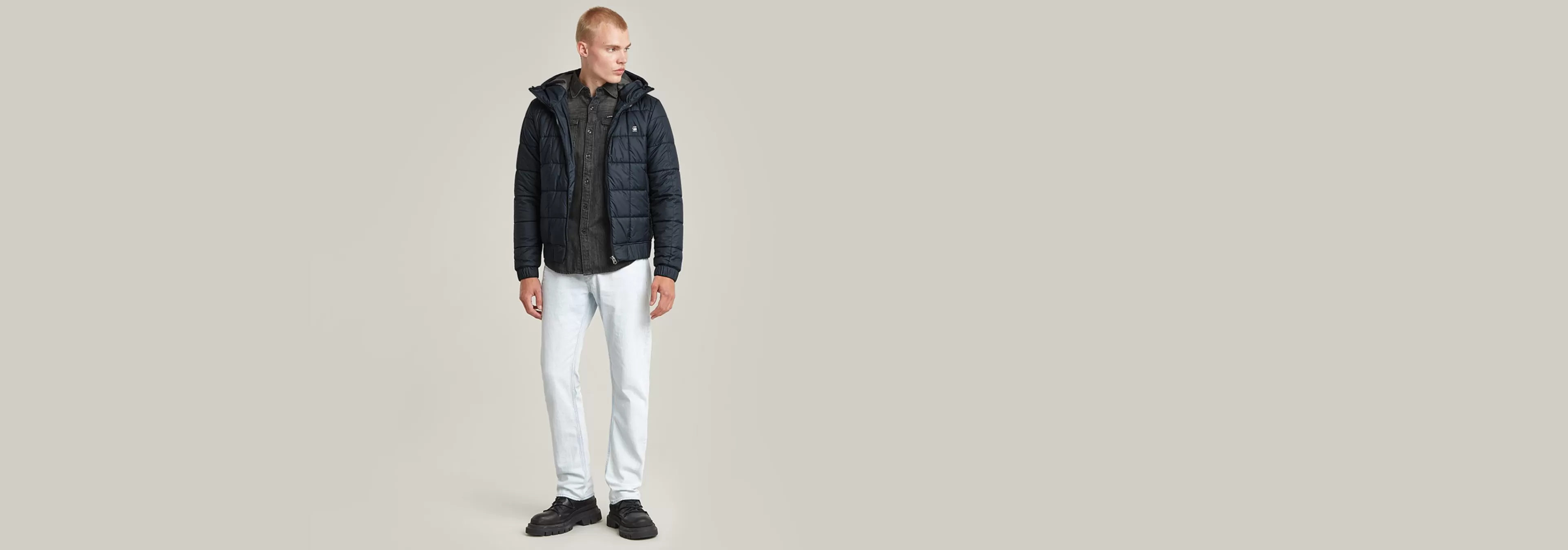 Online G-Star Meefic Quilted Jack Met Capuchon salute