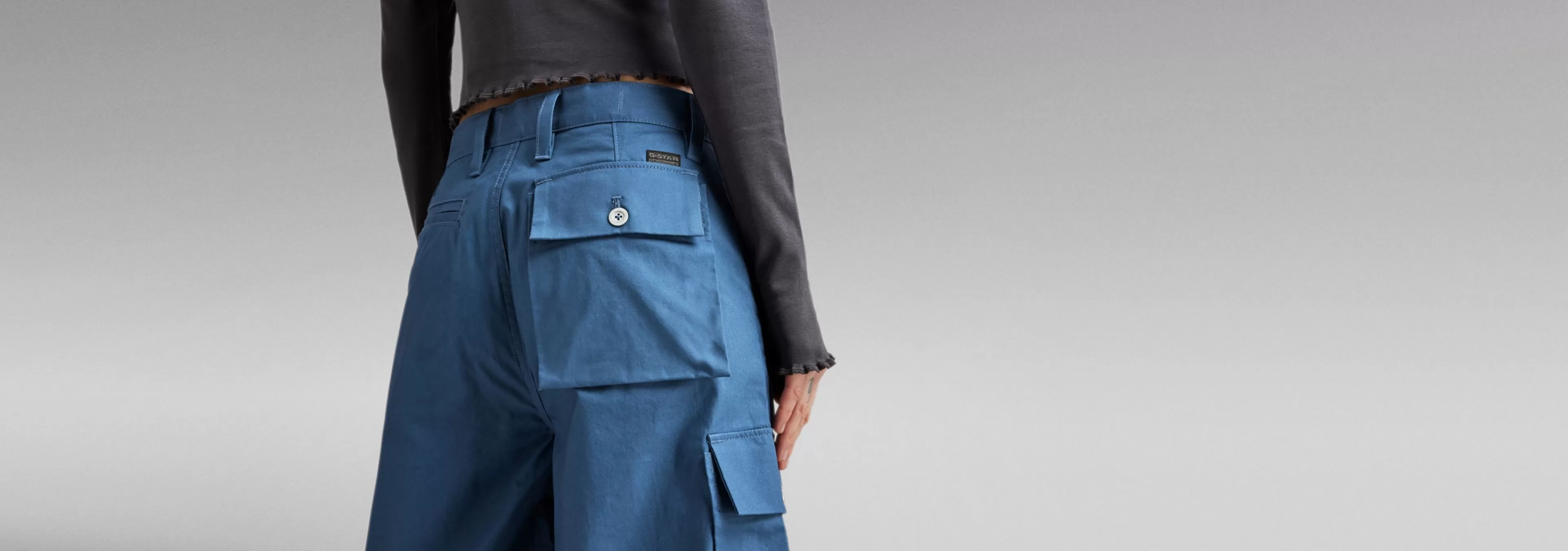 Online G-Star Mega Cargo Broek rank blue