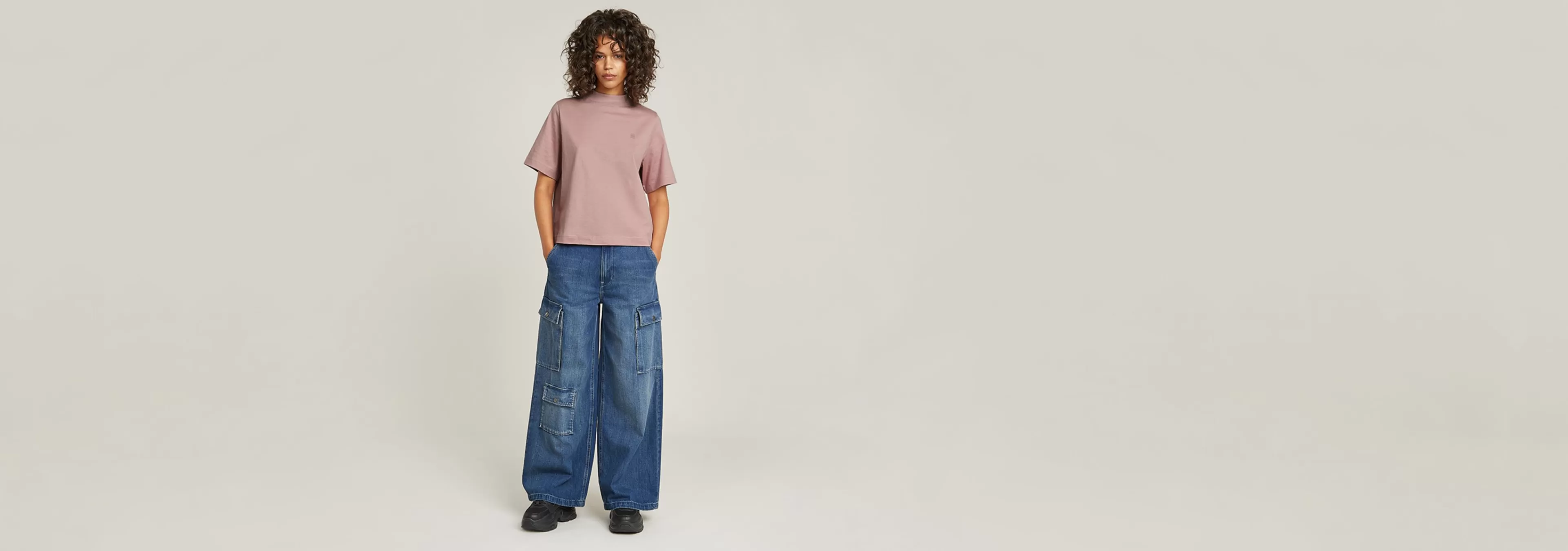 Best G-Star Mega Cargo Broek Denim antique cosmic blue