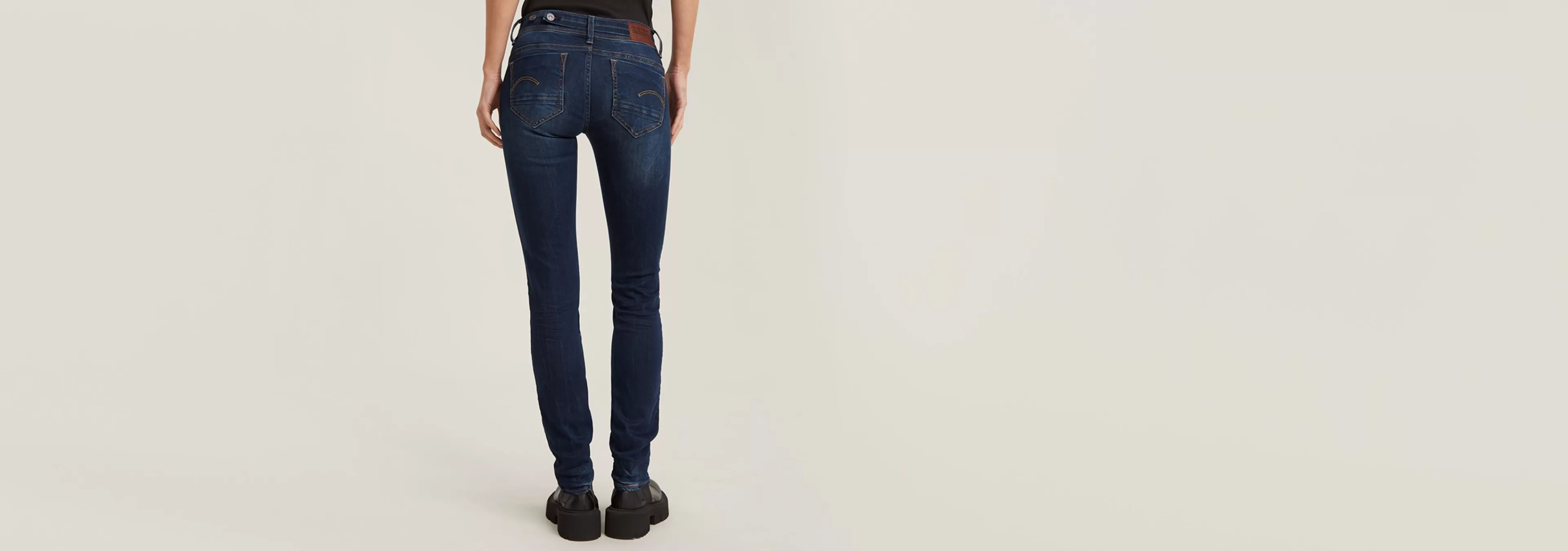 Shop G-Star Midge Straight Jeans dark aged