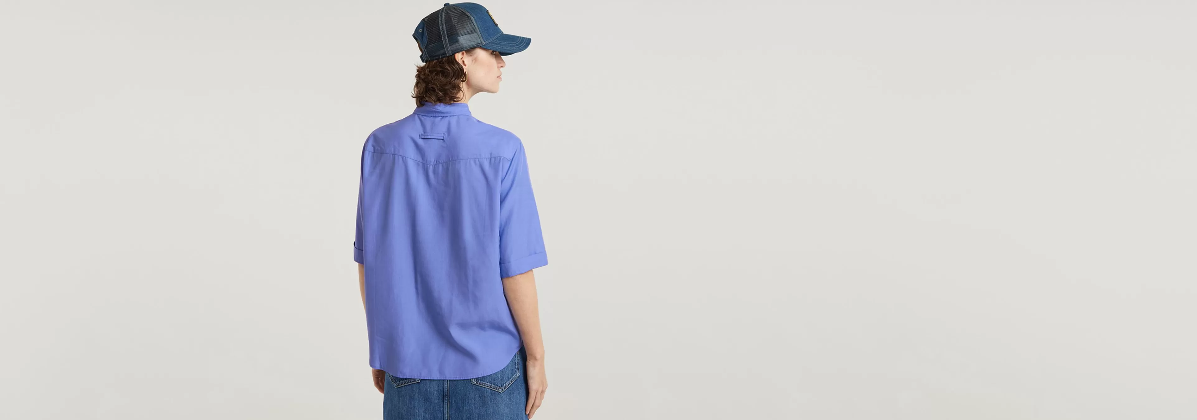 Best G-Star Military Button Down Shirt wedgewood