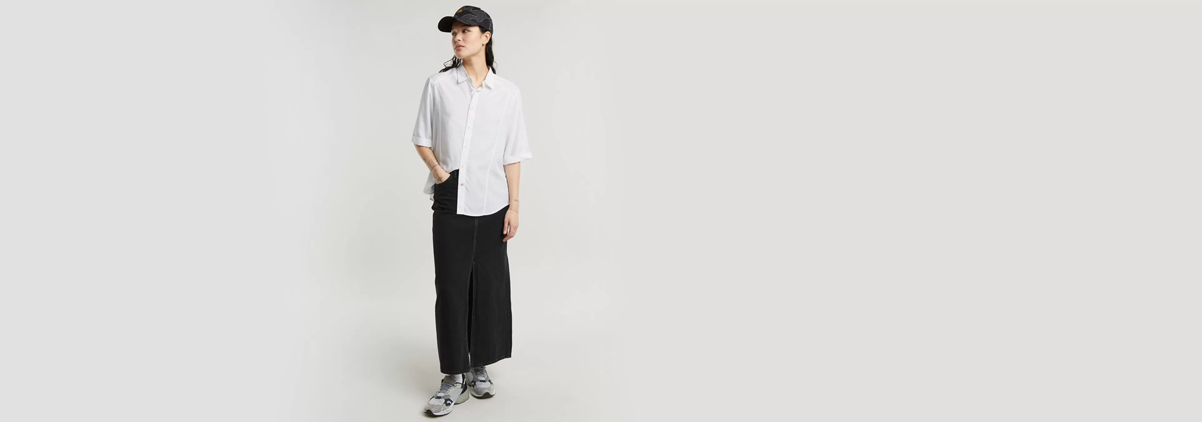 Shop G-Star Military Button Down Shirt brilliant white