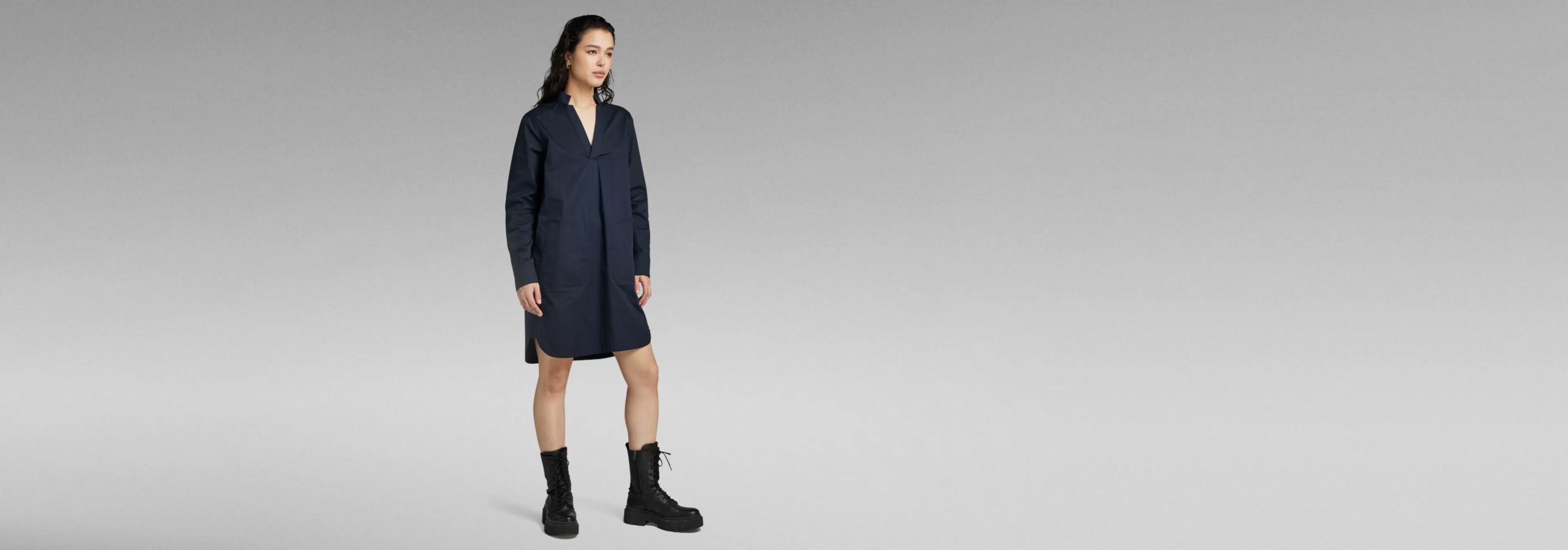 Hot G-Star Millery V-Hals Blousejurk salute