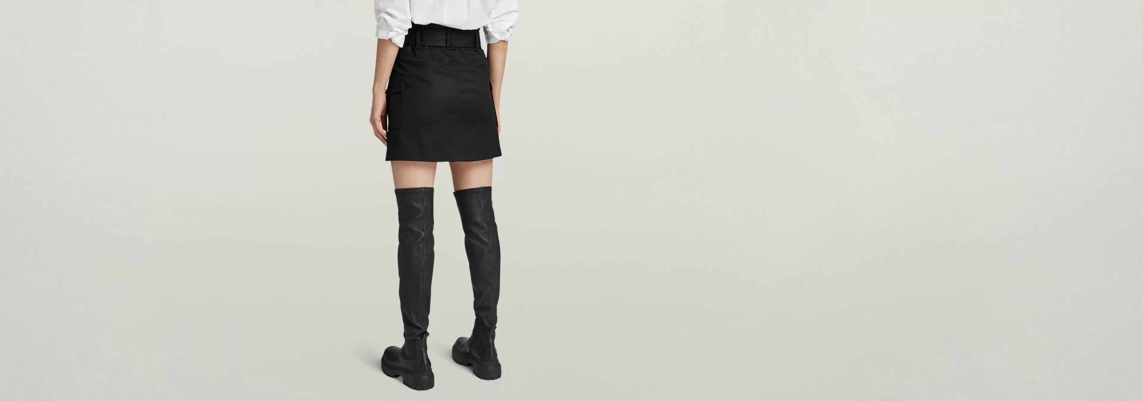 Outlet G-Star Minirok Cargo dark black