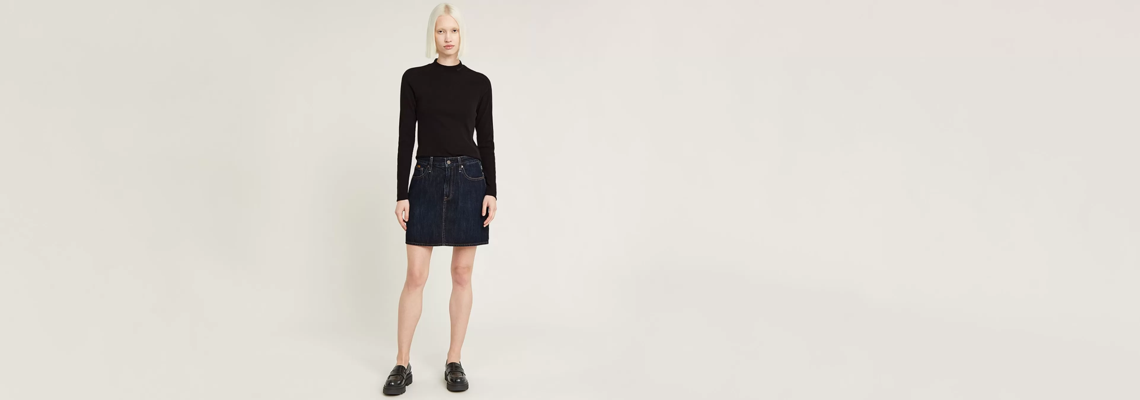 Best Sale G-Star Minirok Viktoria Clean Edge worn in midnight