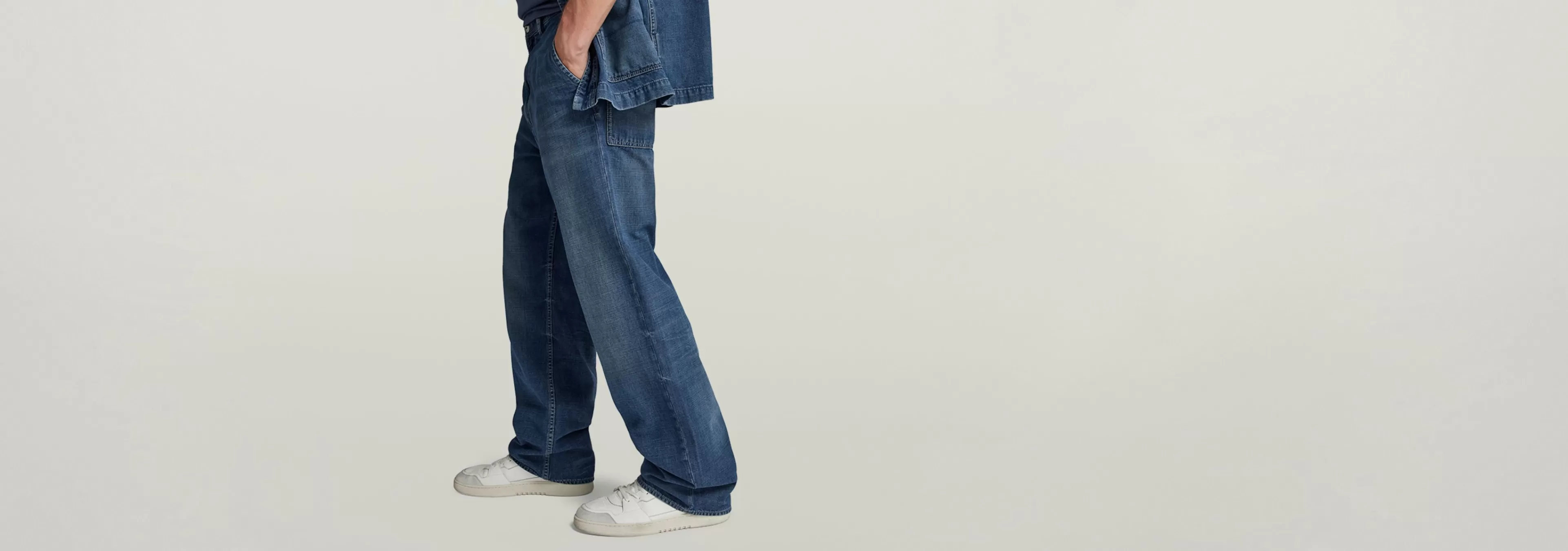 New G-Star Modson Straight Chino faded mallard blue
