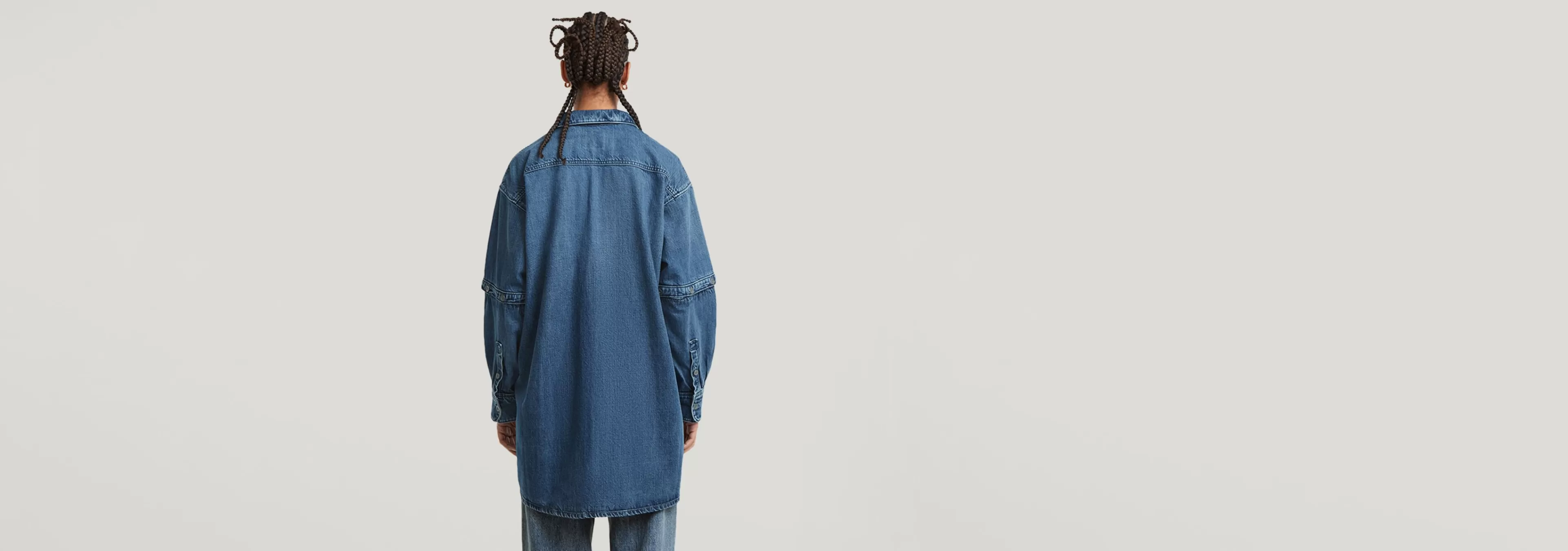 Sale G-Star Modular Blousejurk faded everglade