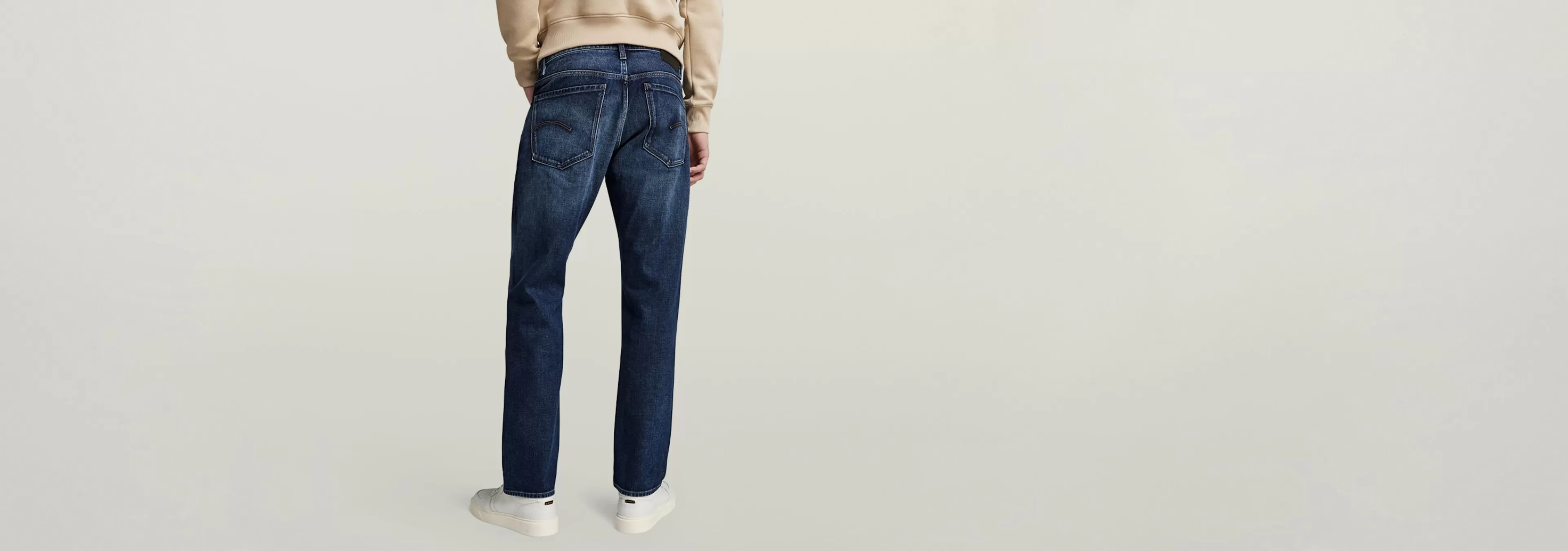 Cheap G-Star Mosa Straight Jeans worn in stratos