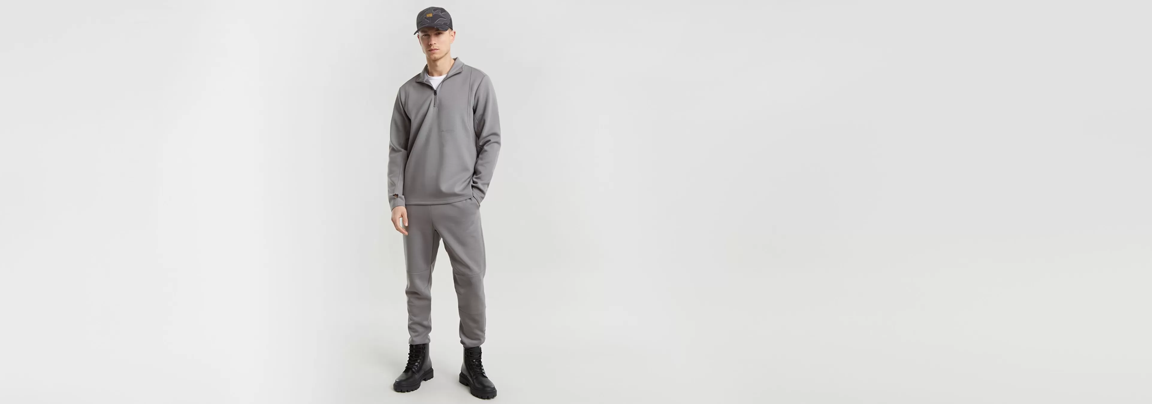 Fashion G-Star Motion Half Zip Tweeter sharkskin
