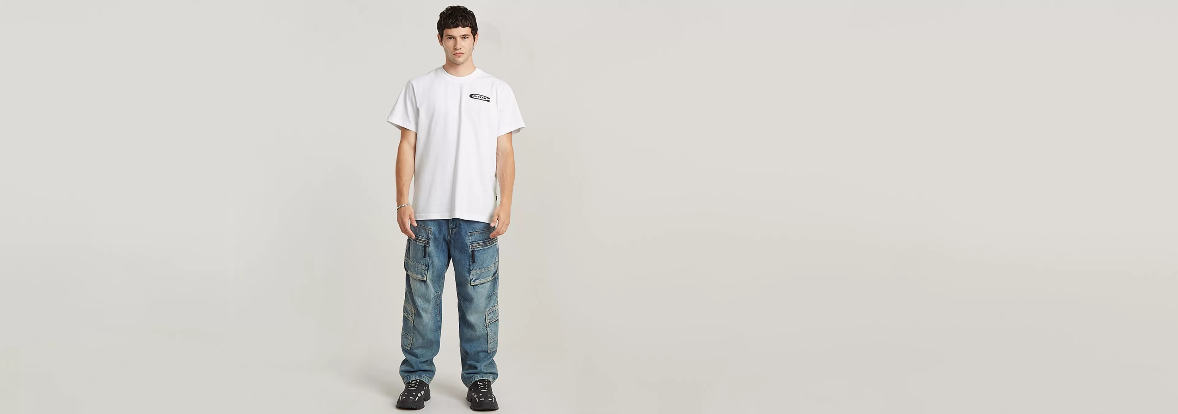 Outlet G-Star Multi Pocket Cargo Pants Relaxed antique faded laguna
