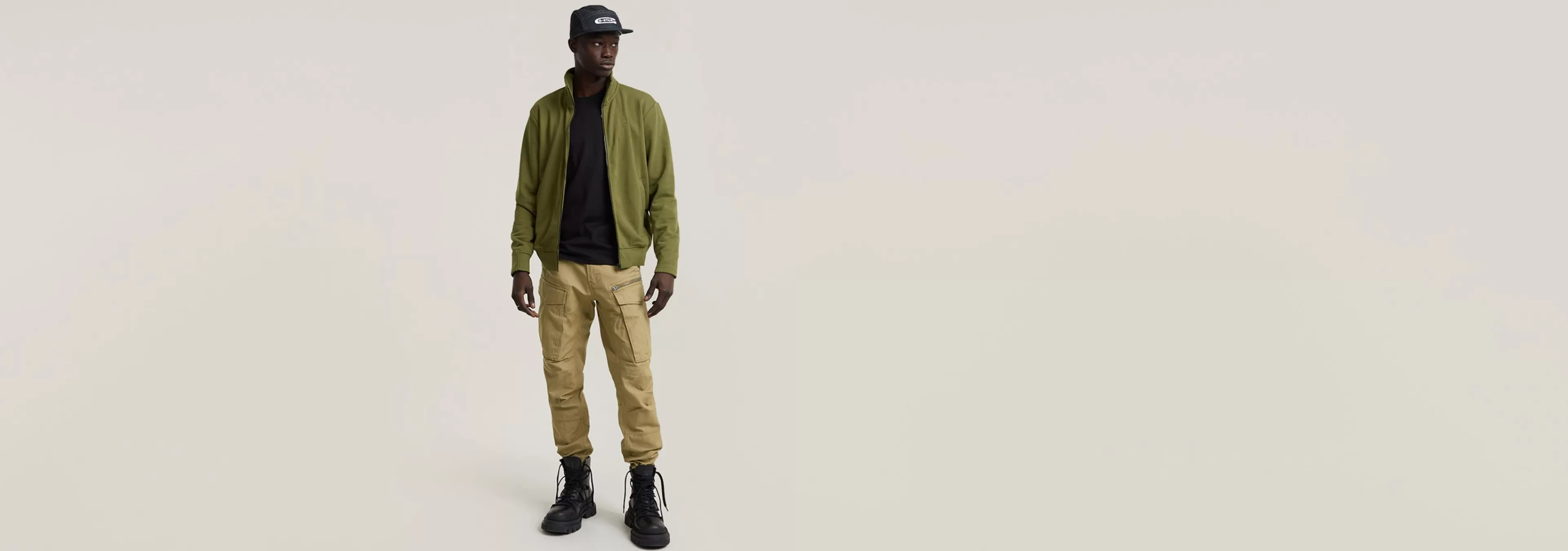 Best Sale G-Star Nifous Sweater Met Rits shadow olive