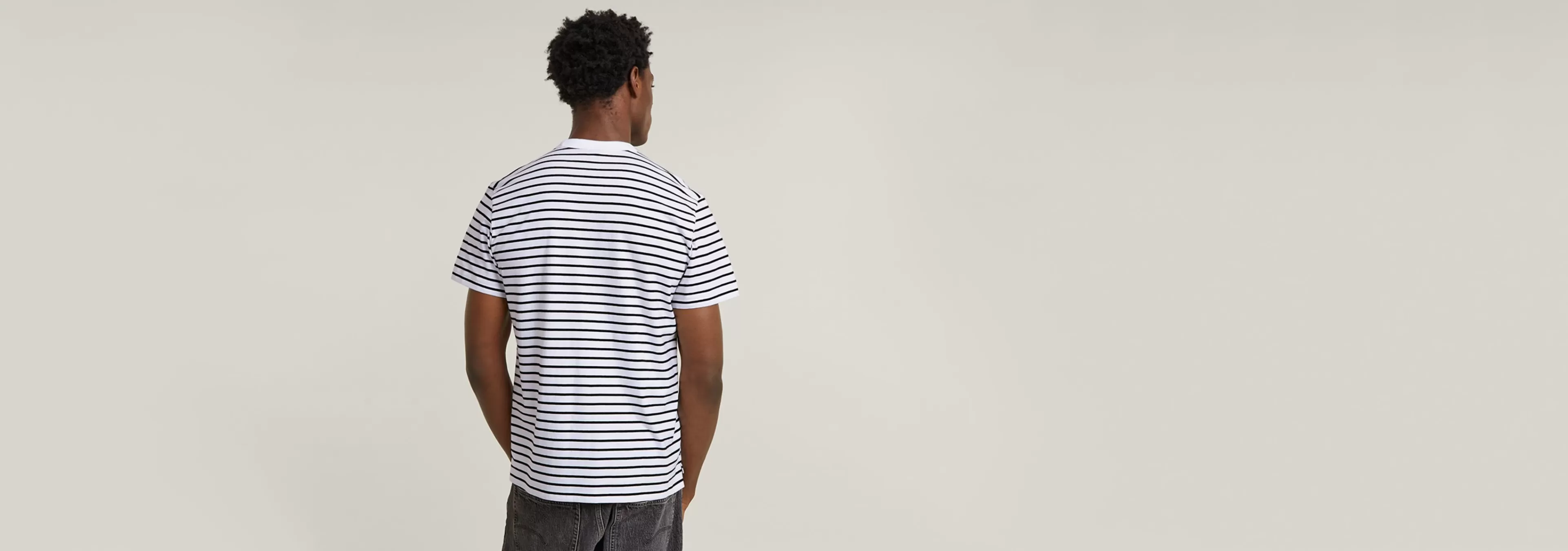 Sale G-Star Nifous T-Shirt dark black/white