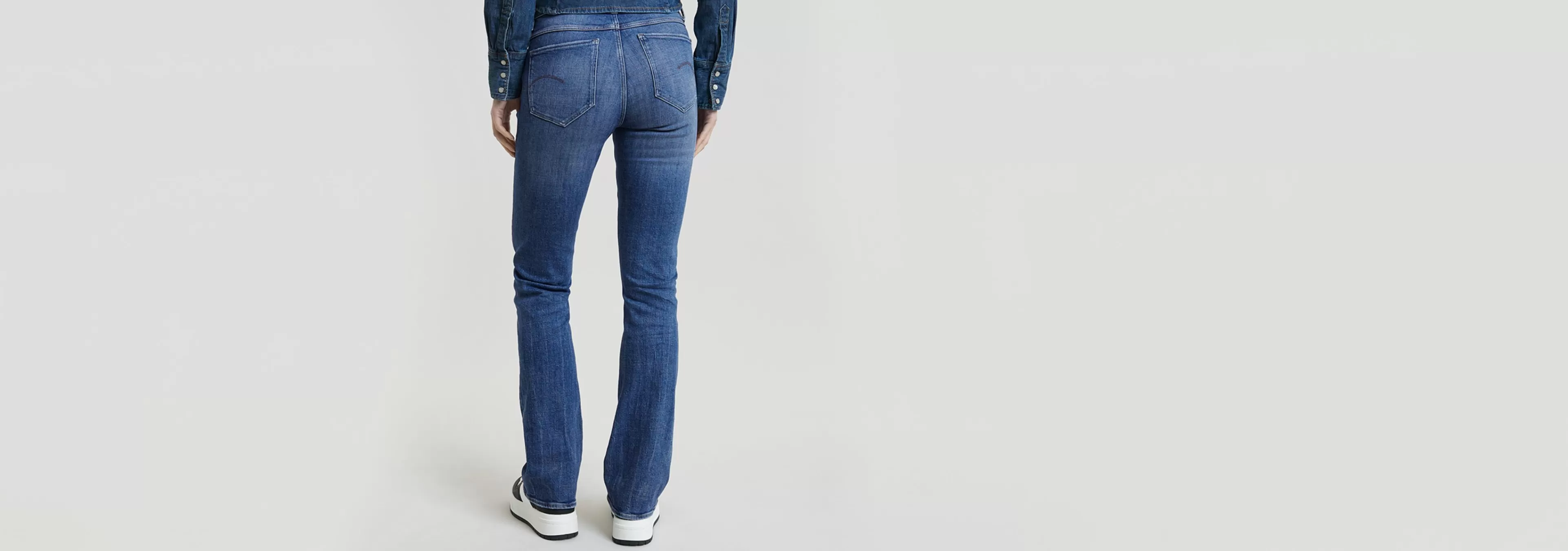 Clearance G-Star Noxer Bootcut Jeans faded blue agate