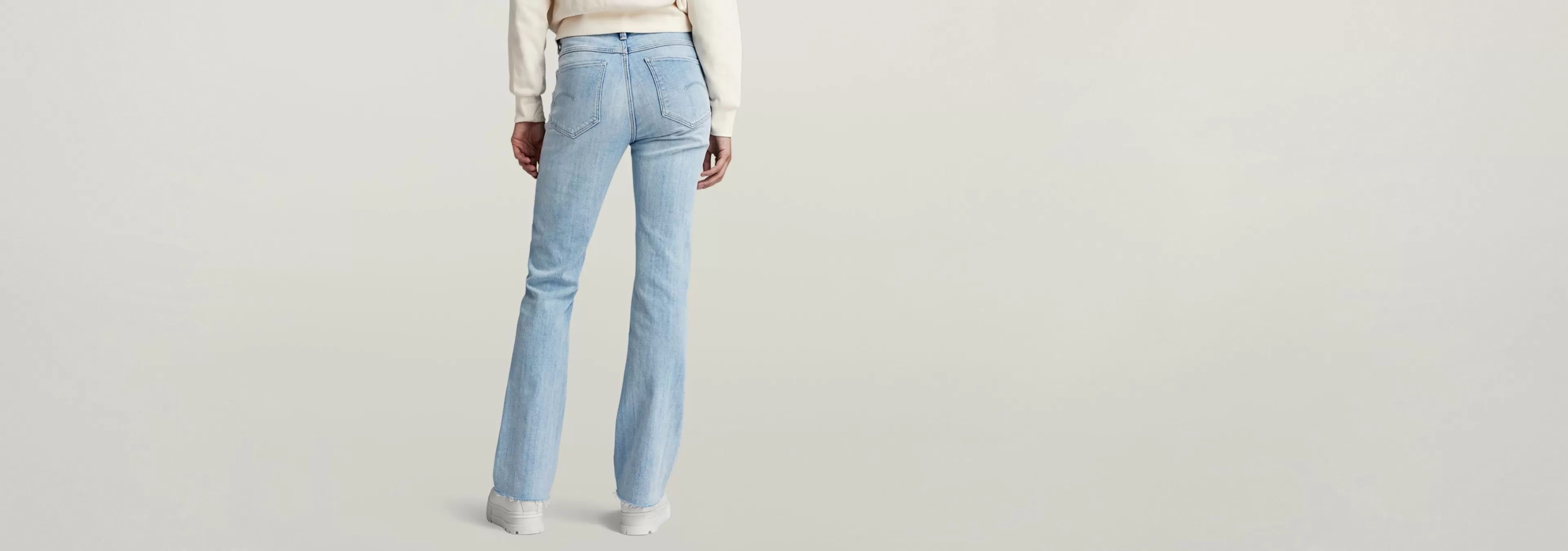 Hot G-Star Noxer Bootcut Jeans sun faded mirage blue