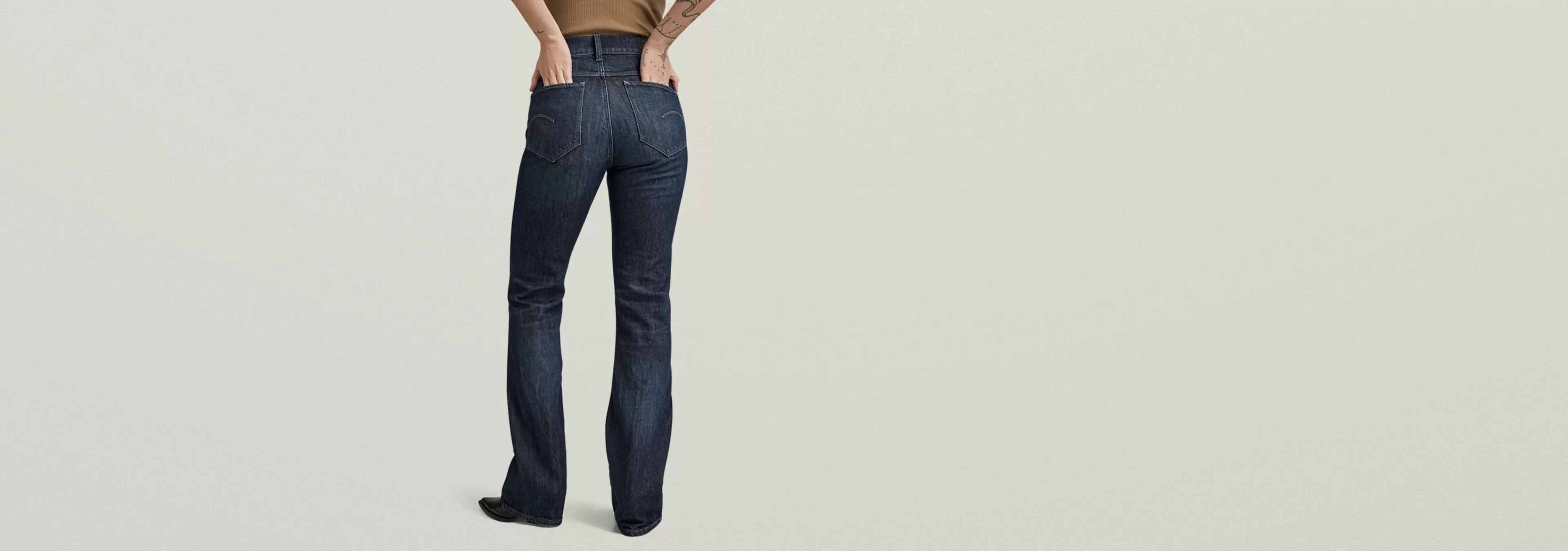 Best G-Star Noxer Bootcut Jeans worn in ocean reef