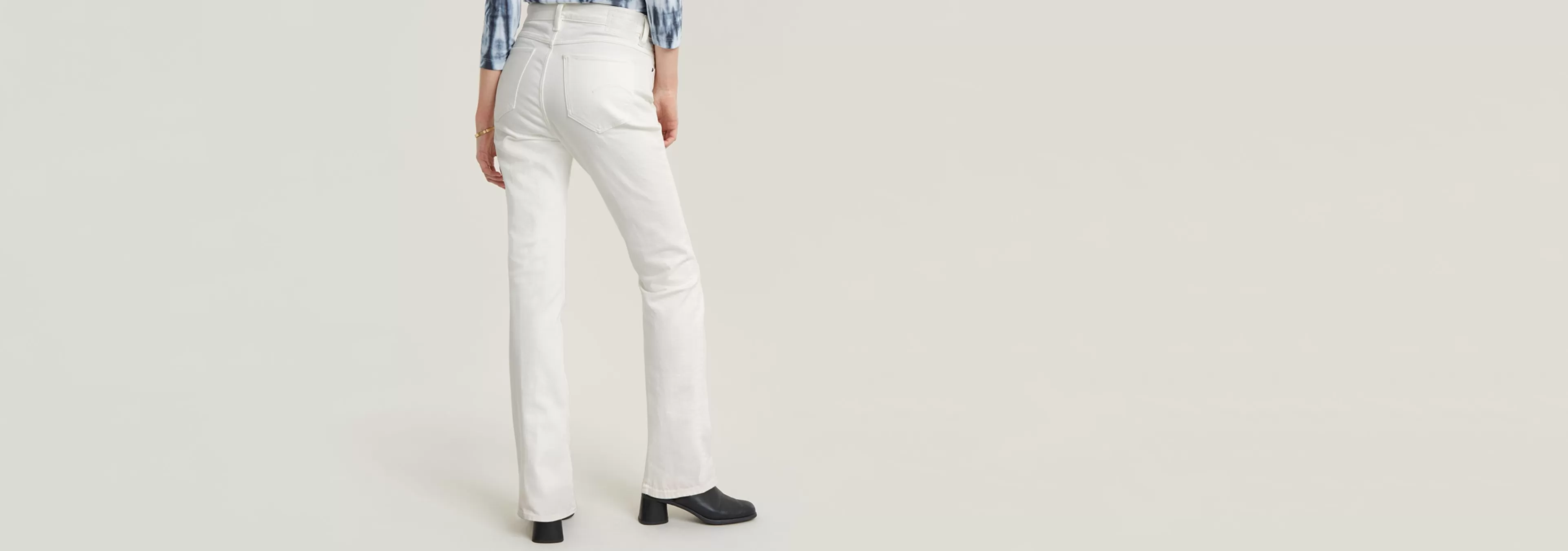 Outlet G-Star Noxer Bootcut Jeans lt chalk gd