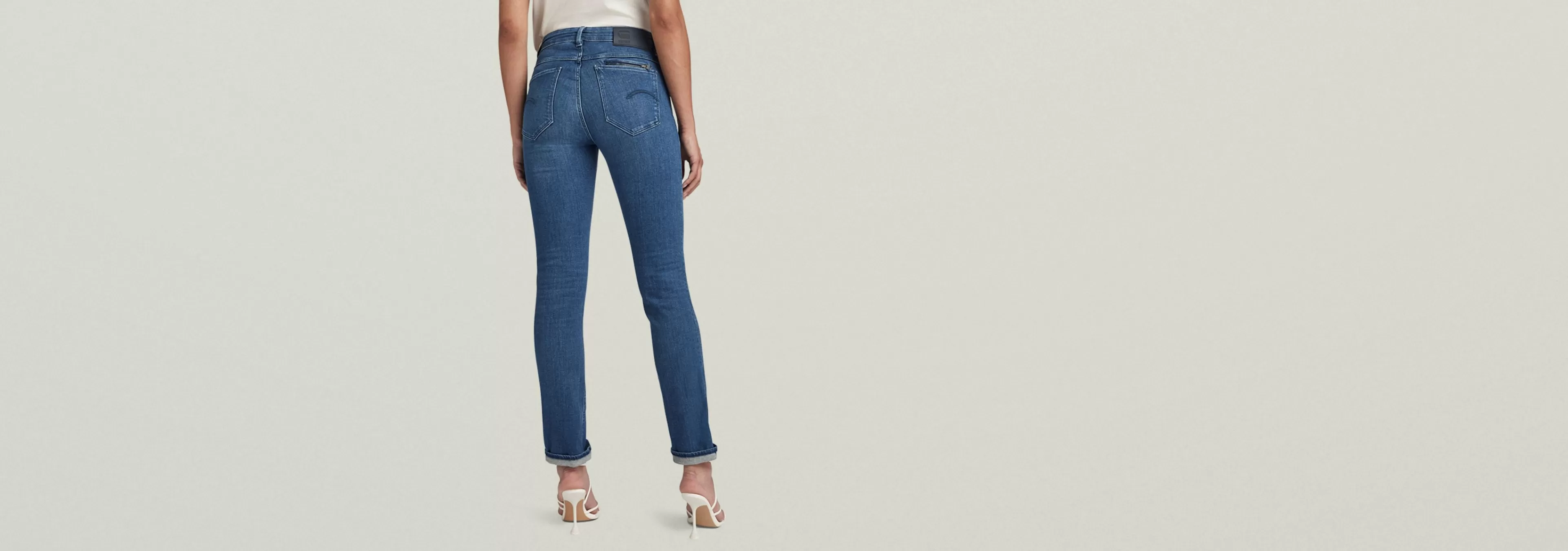 Best G-Star Noxer Straight Jeans faded neptune blue