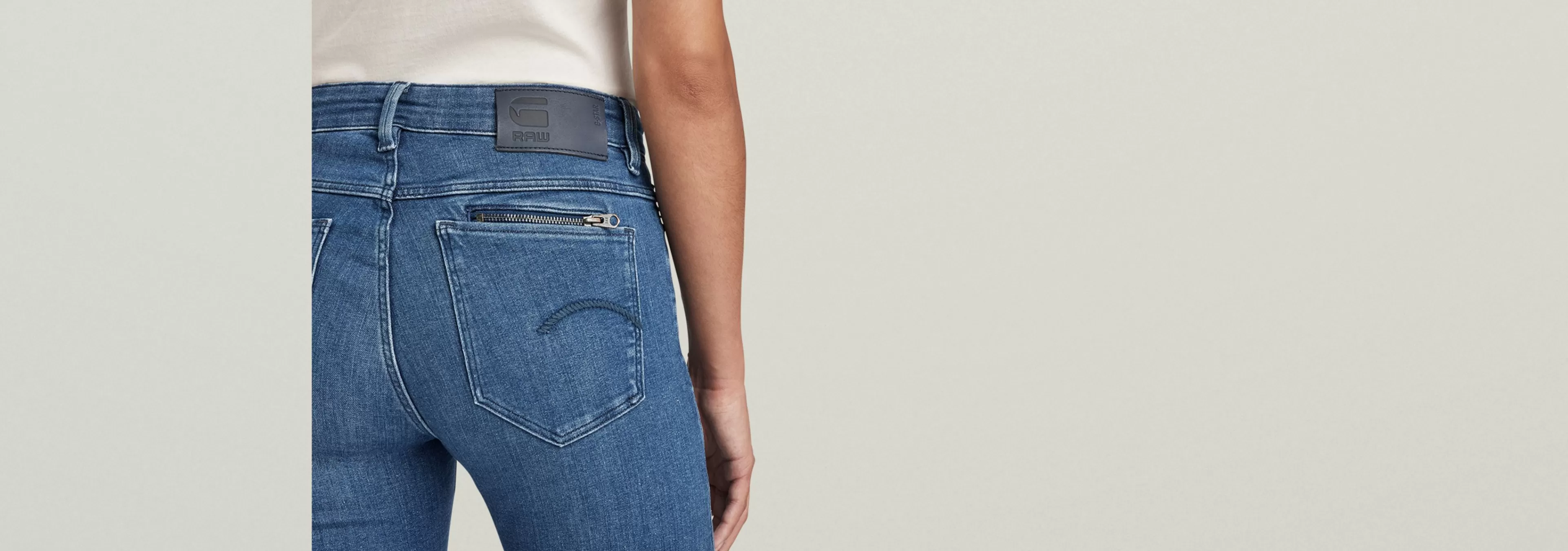 Best G-Star Noxer Straight Jeans faded neptune blue