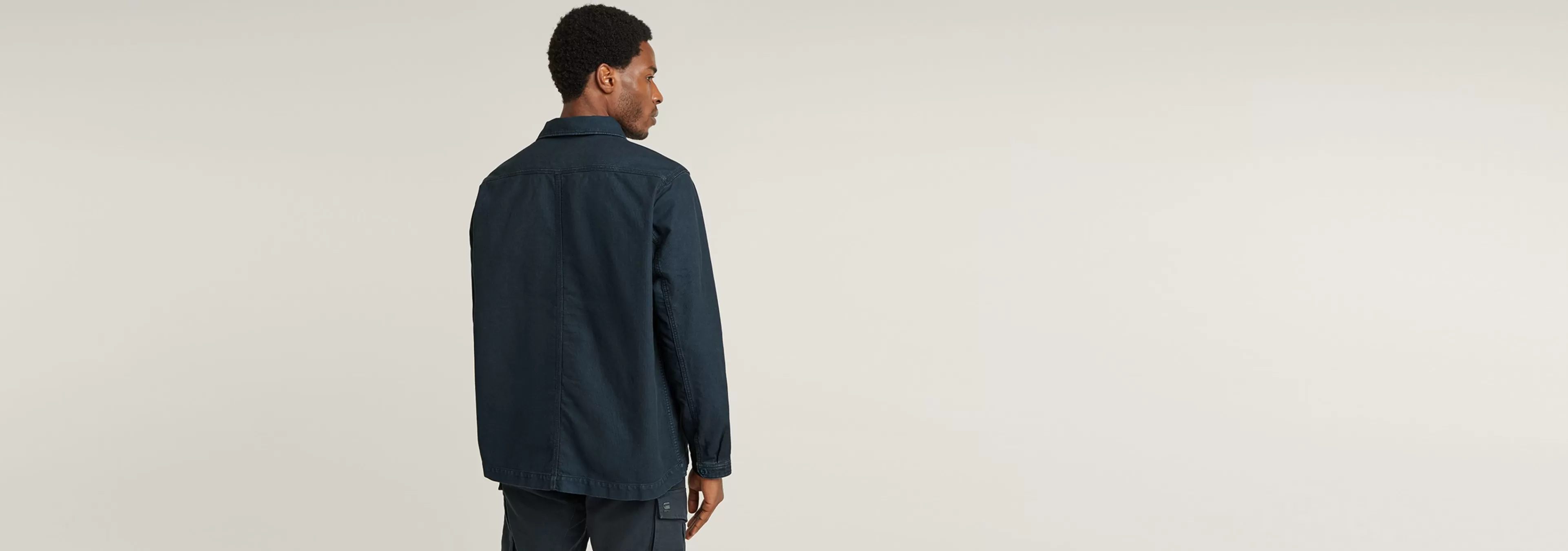 Hot G-Star One Pocket Relaxed Shirt legion blue gd