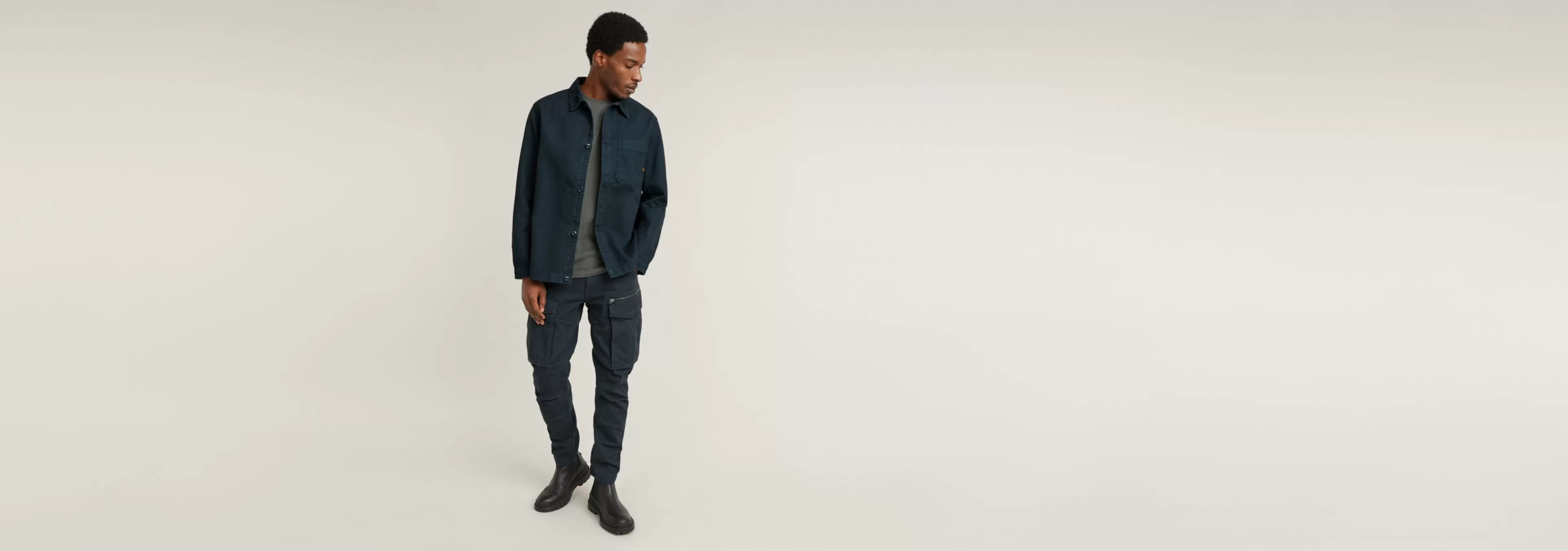 Hot G-Star One Pocket Relaxed Shirt legion blue gd