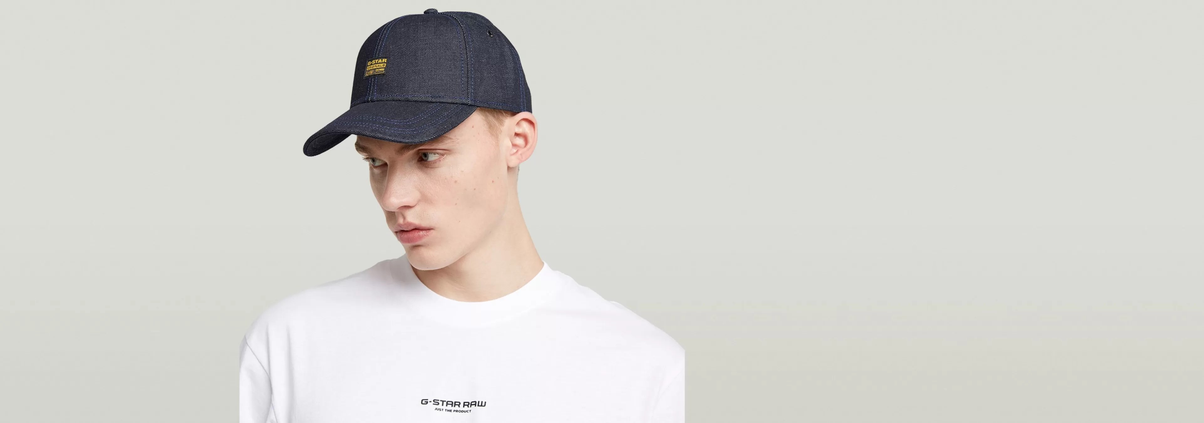 Discount G-Star Originals Denim Baseball Cap raw denim