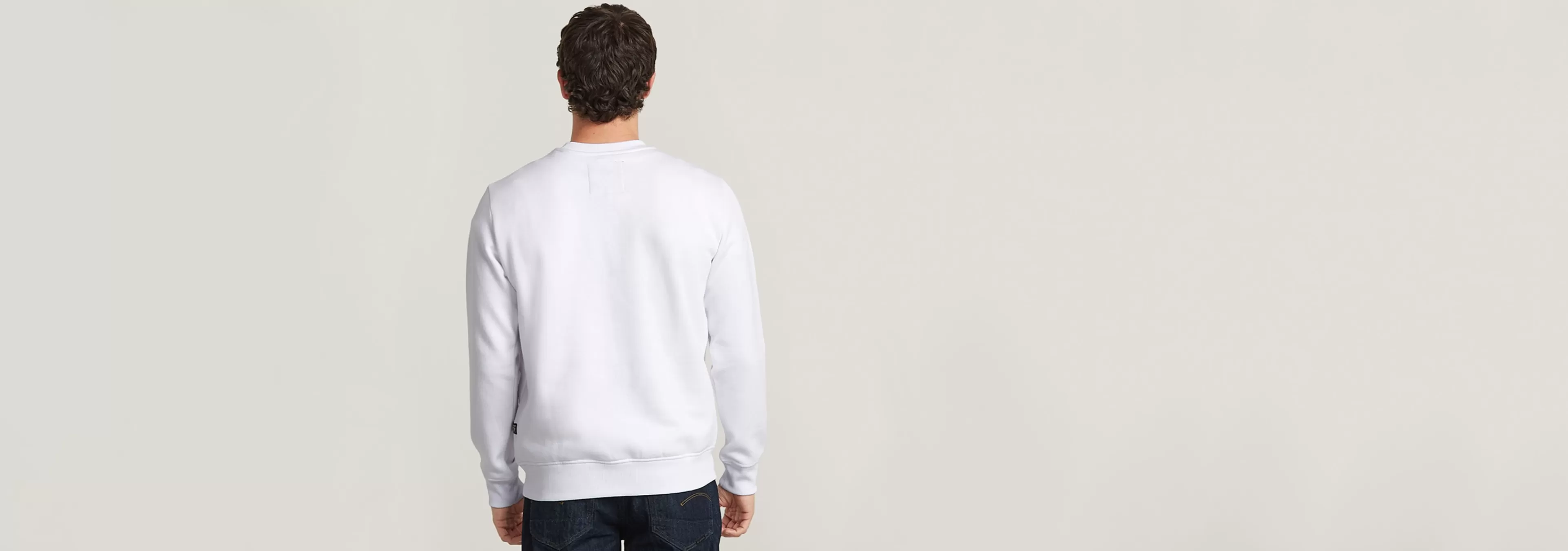Sale G-Star Originals Logo Sweater white