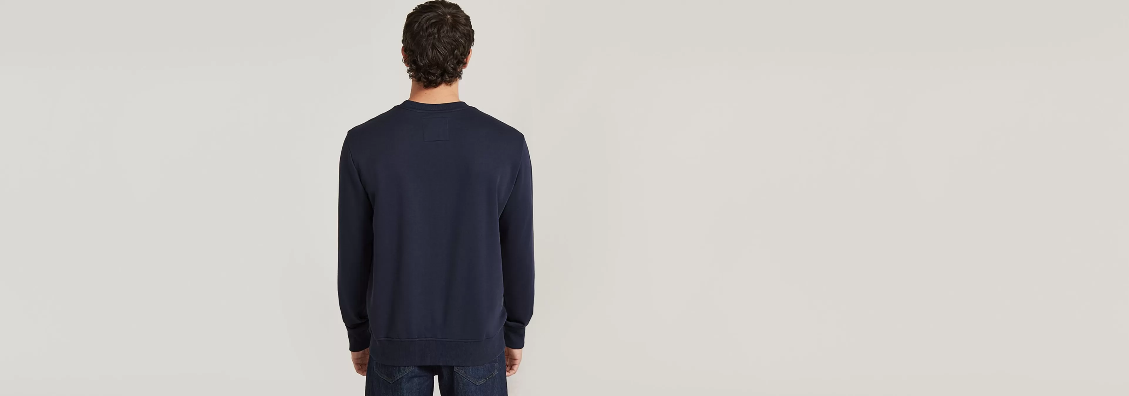 Shop G-Star Originals Logo Sweater sartho blue