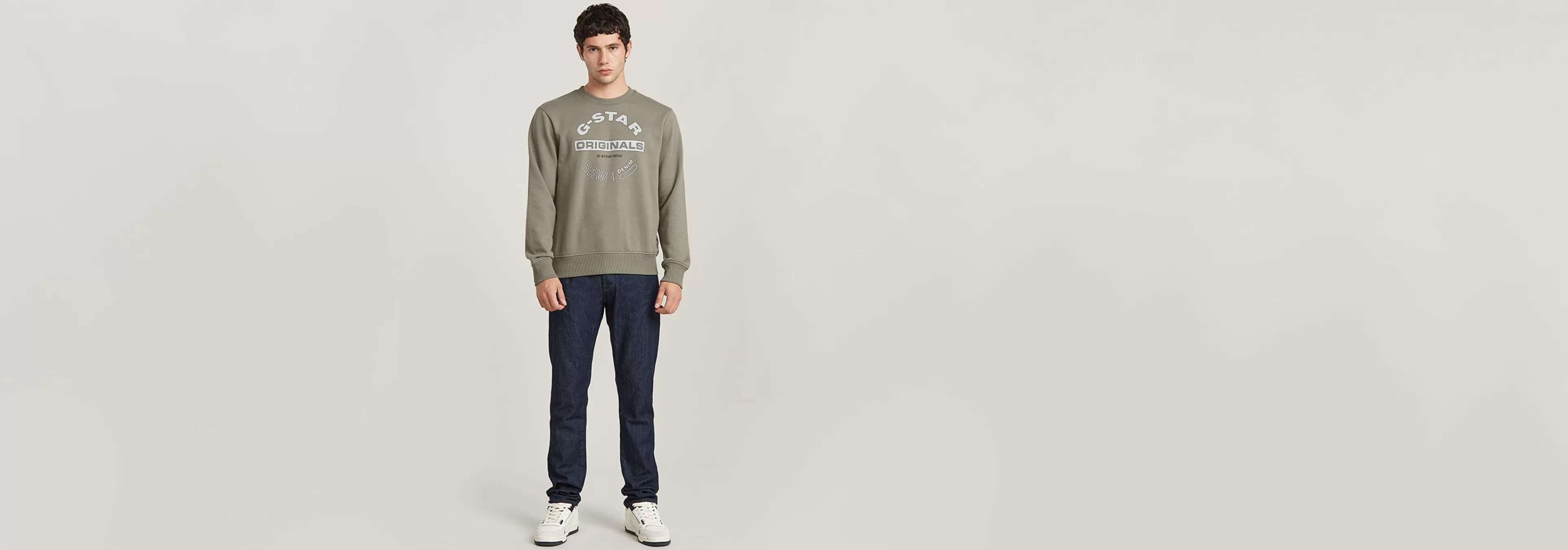 Clearance G-Star Originals Logo Sweater shamrock