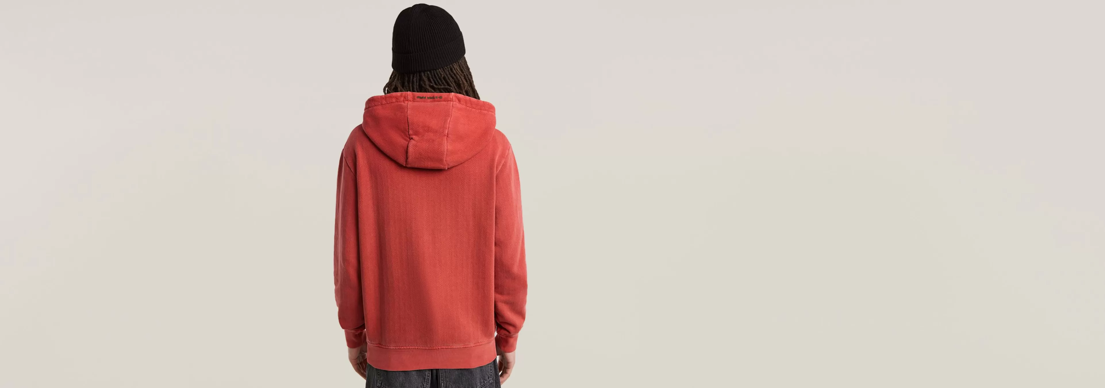 Store G-Star Overdyed Hoodie rusty red gd