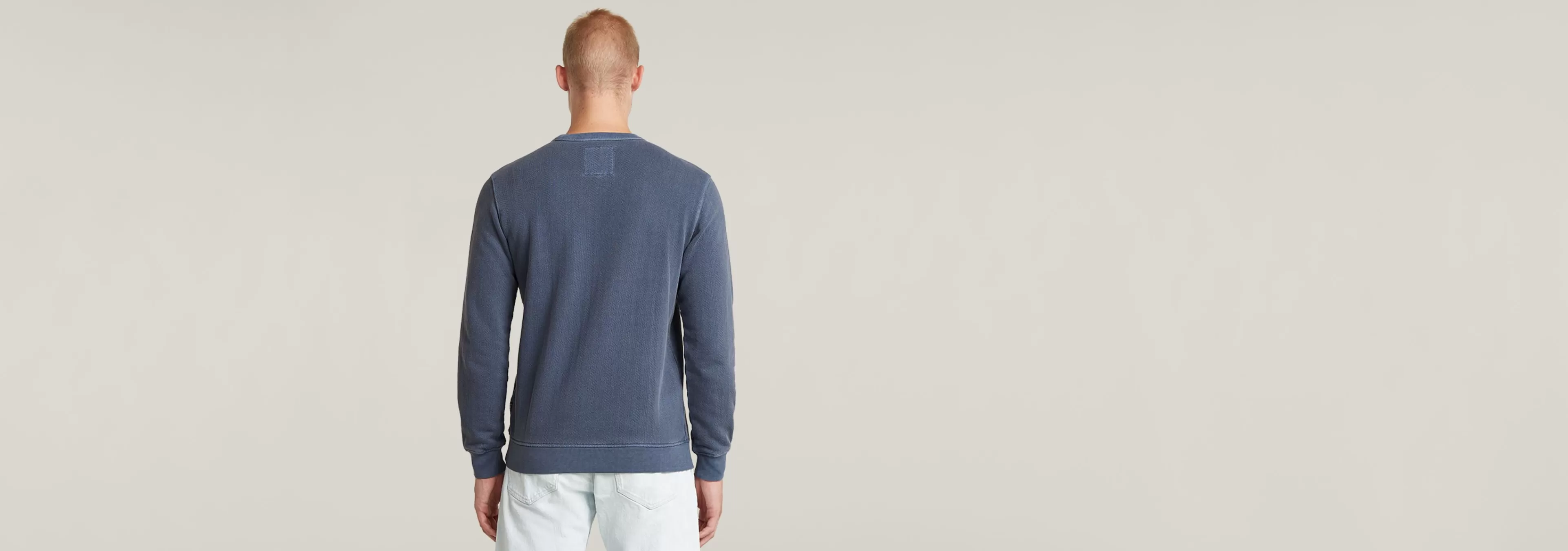Hot G-Star Overdyed Sweater dk sea blue gd