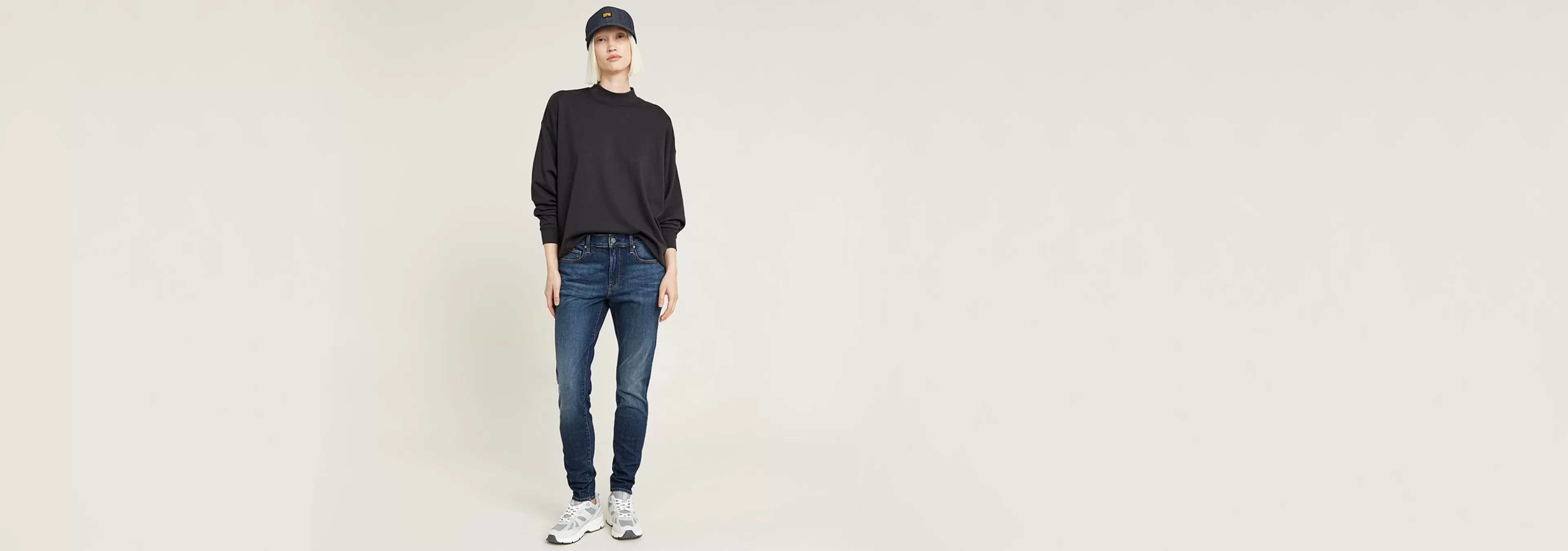 Store G-Star Oversized Moto Logo XXL Mock Top Shadow